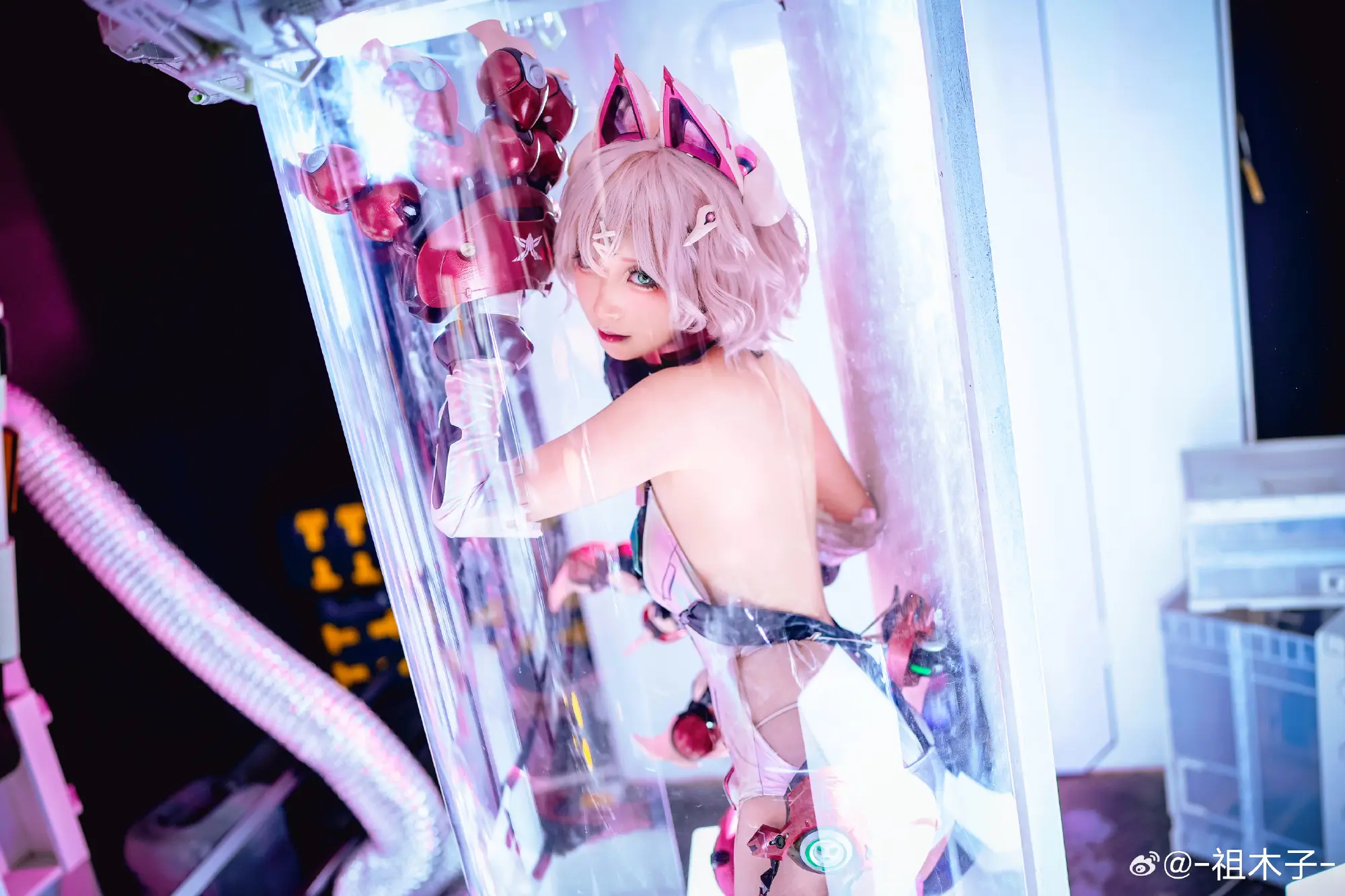 COSPLAY 代号绯猁，防火猫前来报到，就这样喵～ 交错战线@-祖木子- COSPLAY-第4张