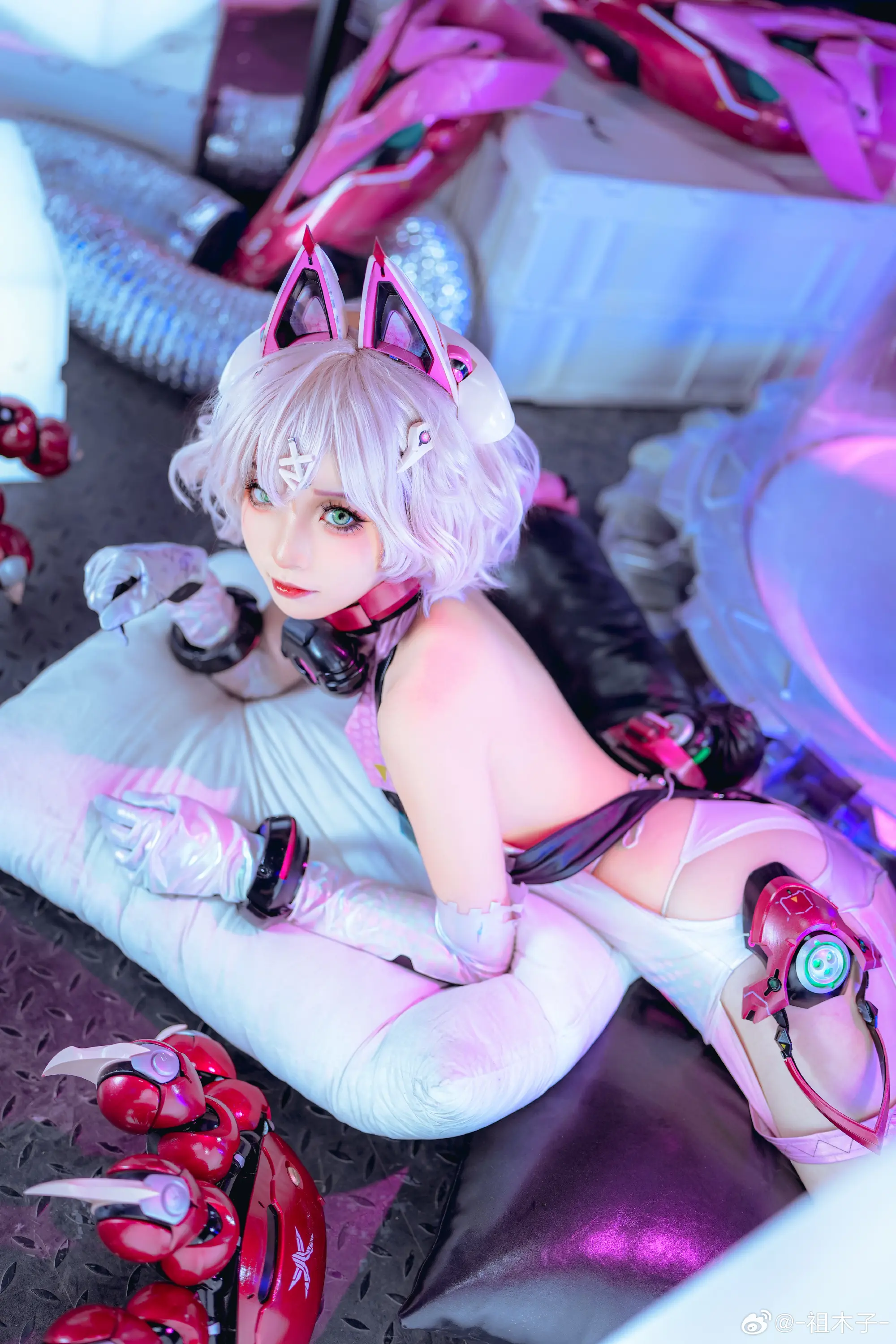 COSPLAY 代号绯猁，防火猫前来报到，就这样喵～ 交错战线@-祖木子- COSPLAY-第10张
