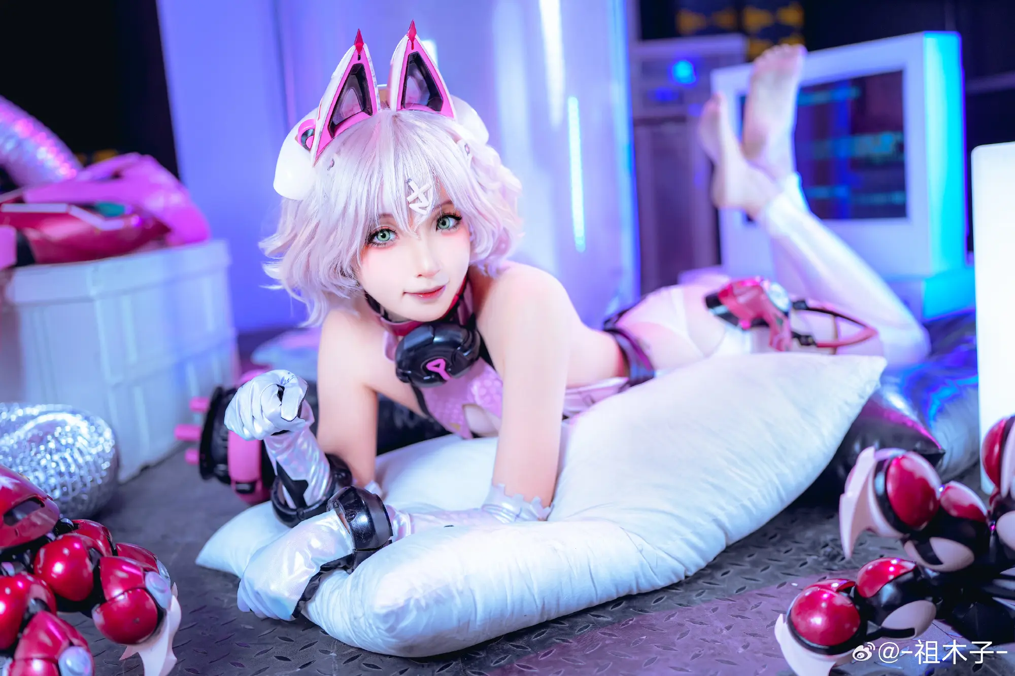 COSPLAY 代号绯猁，防火猫前来报到，就这样喵～ 交错战线@-祖木子- COSPLAY-第11张