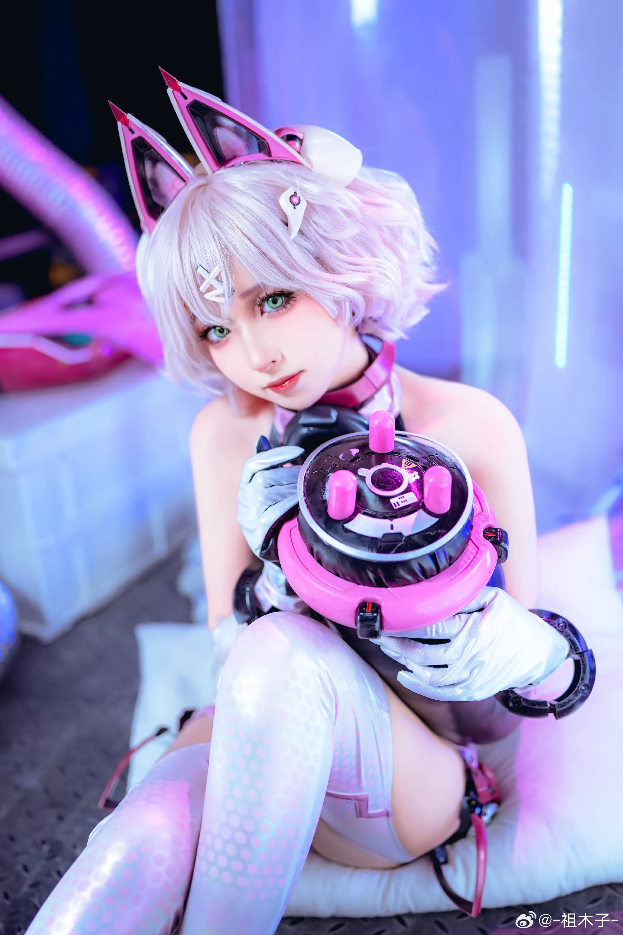 COSPLAY 代号绯猁，防火猫前来报到，就这样喵～ 交错战线@-祖木子- COSPLAY-第14张