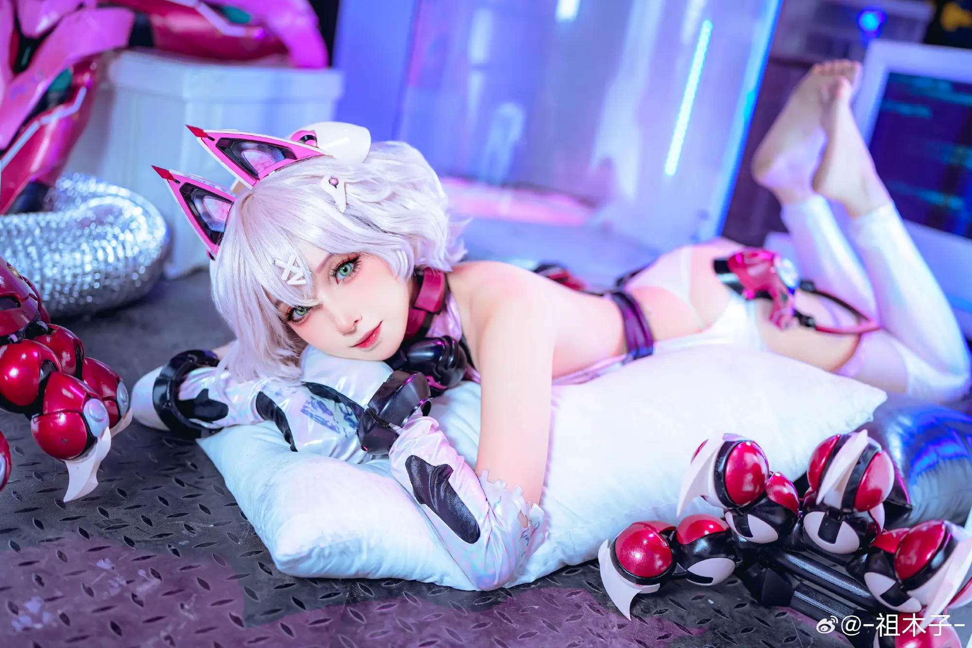 COSPLAY 代号绯猁，防火猫前来报到，就这样喵～ 交错战线@-祖木子- COSPLAY-第9张