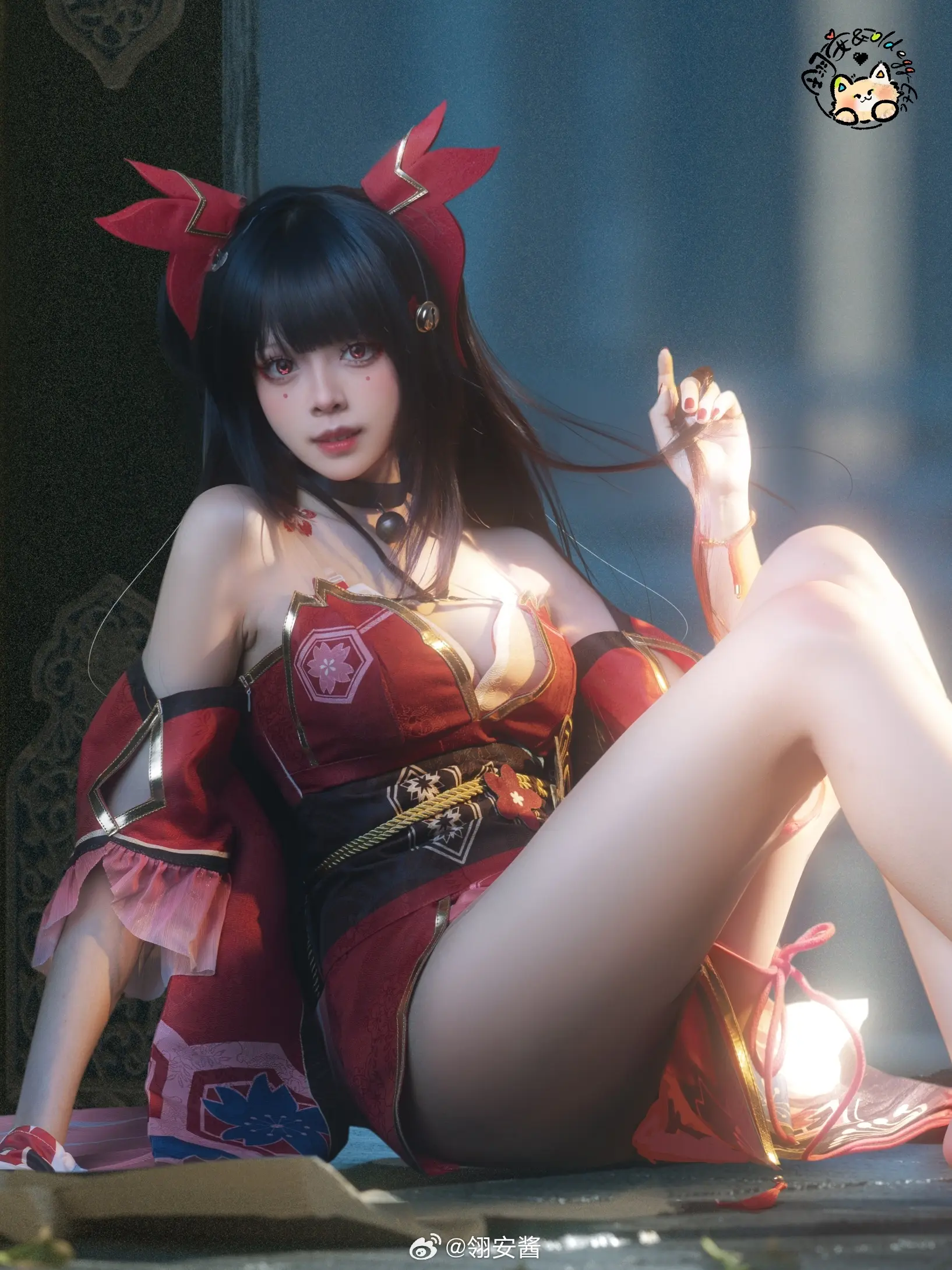 COSPLAY 花火的正片来啦！！！崩坏：星穹铁道 花火@翎安酱-公众号小姨ai