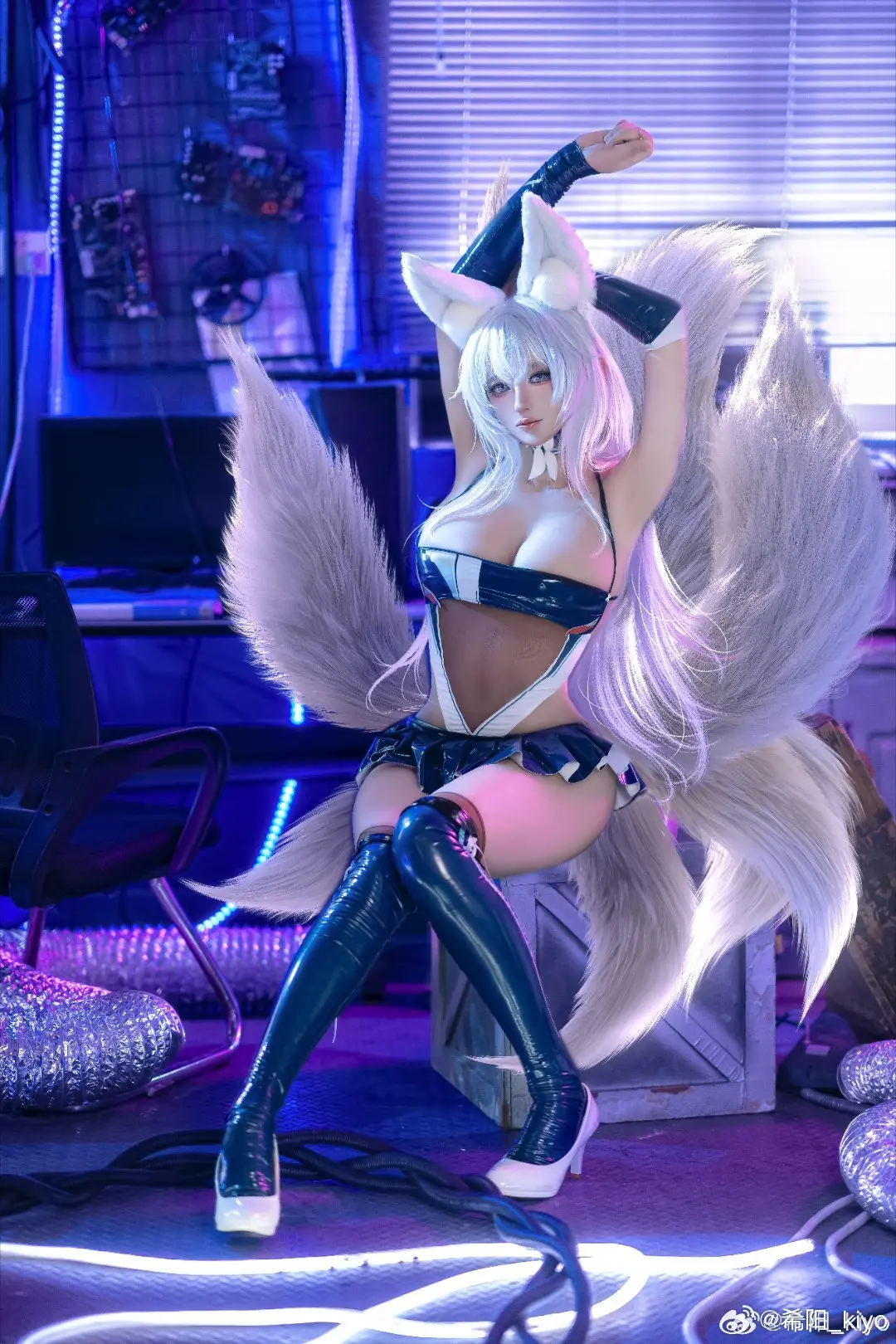 COSPLAY 碧蓝航线 信浓-轰鸣的银轮@希阳_kiyo COSPLAY-第2张