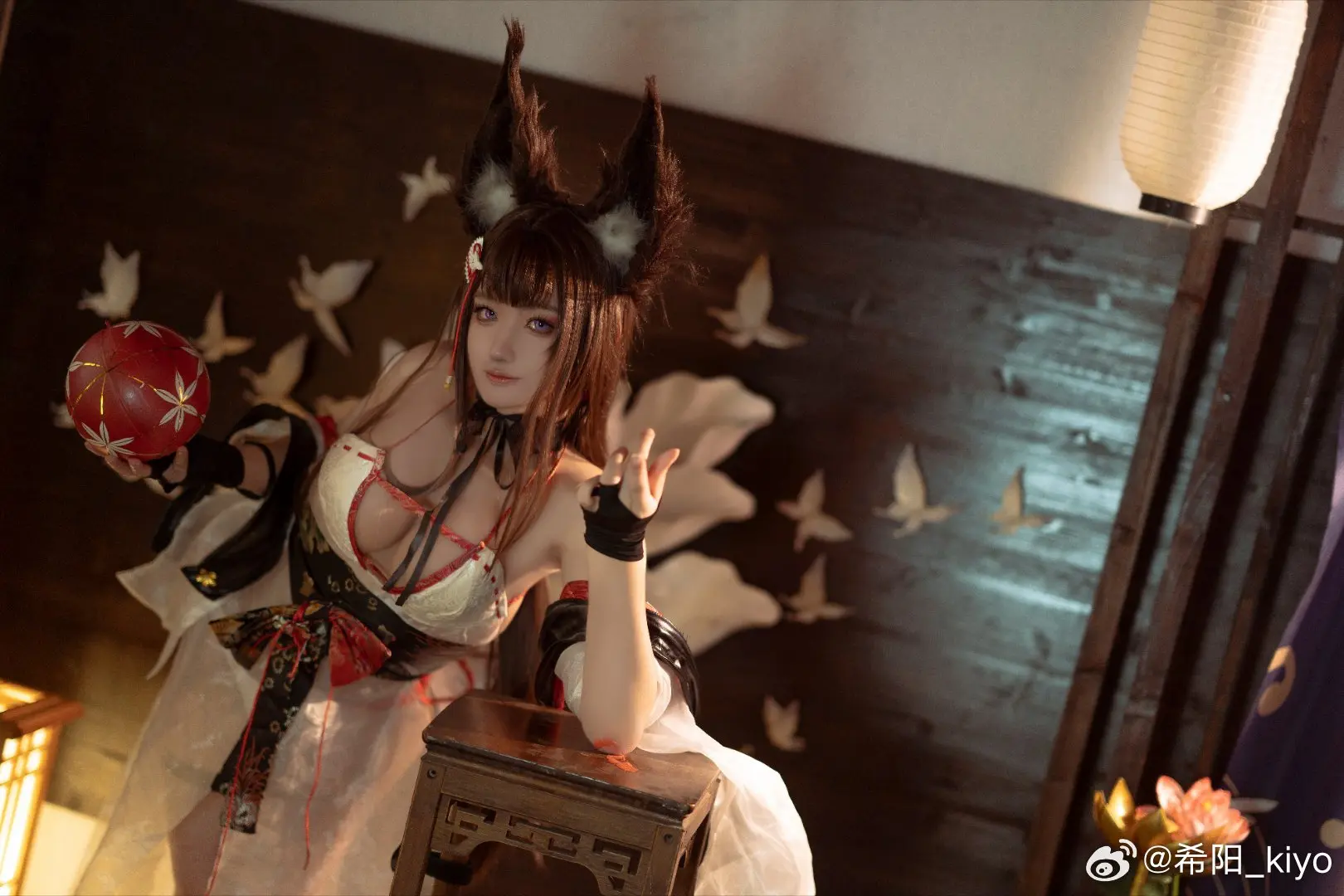 COSPLAY 我是不会漂走的。因为主上您和赤城都是如此期望的啊。碧蓝航线cos  天城-走水静莲@希阳_kiyo COSPLAY-第2张