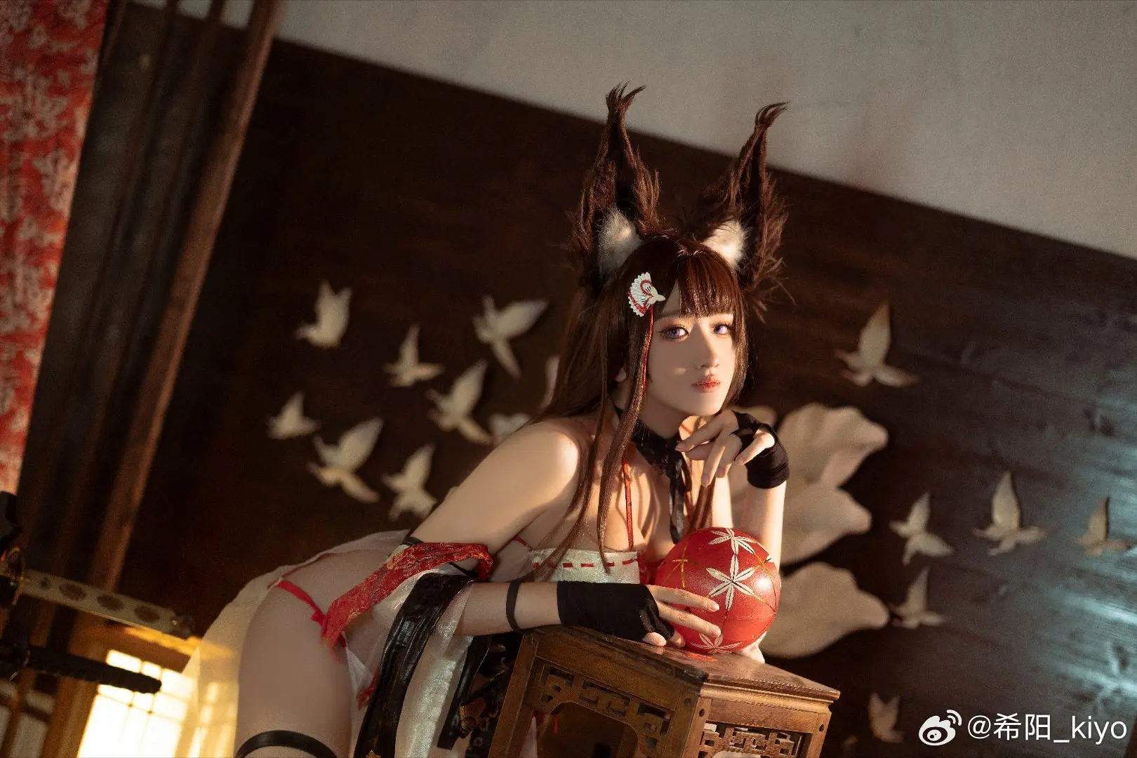 COSPLAY 我是不会漂走的。因为主上您和赤城都是如此期望的啊。碧蓝航线cos  天城-走水静莲@希阳_kiyo COSPLAY-第3张