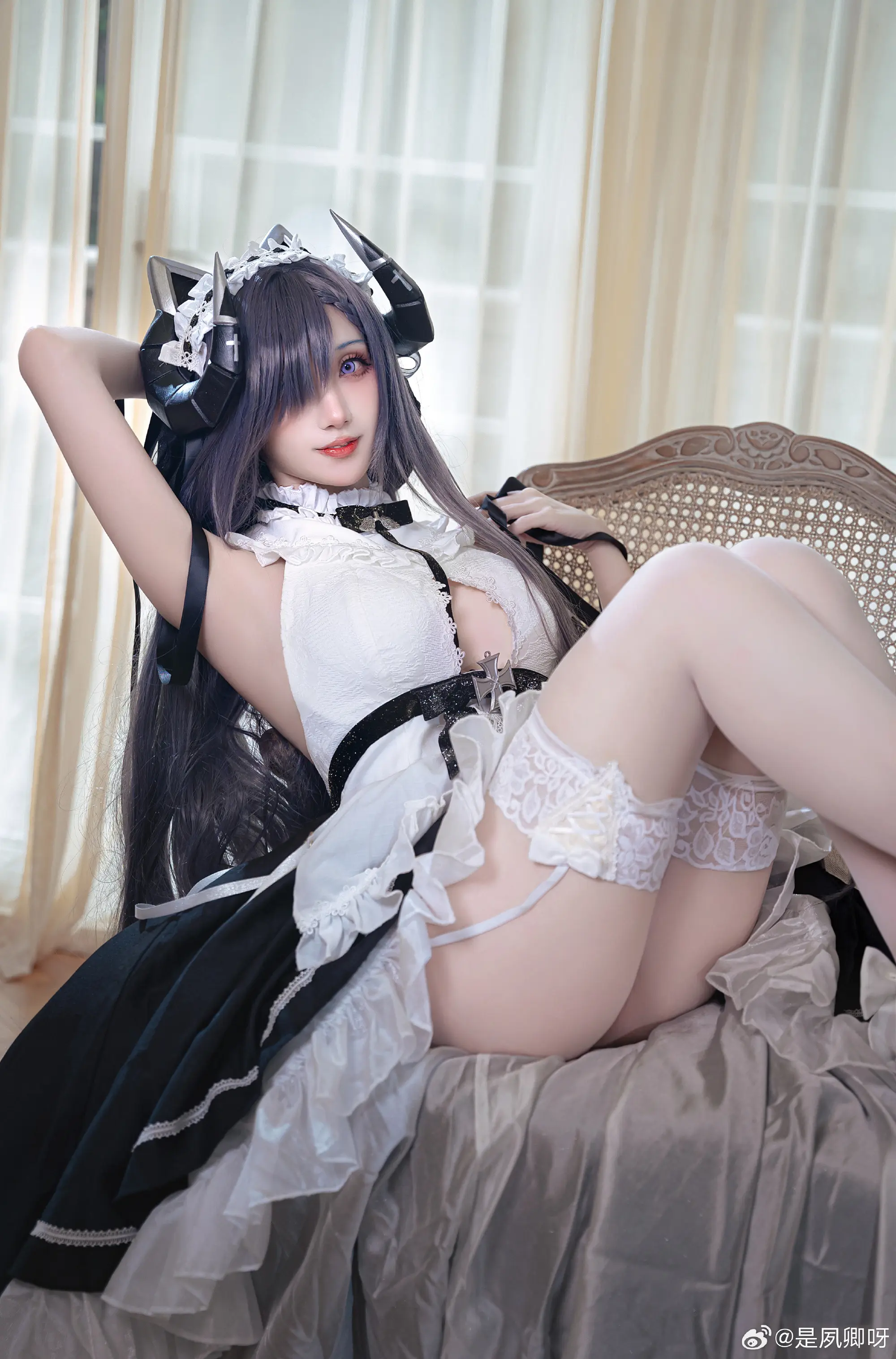 cosplay 欢迎回港，指挥官大人 碧蓝航线 奥古斯特@是夙卿呀 COSPLAY-第4张