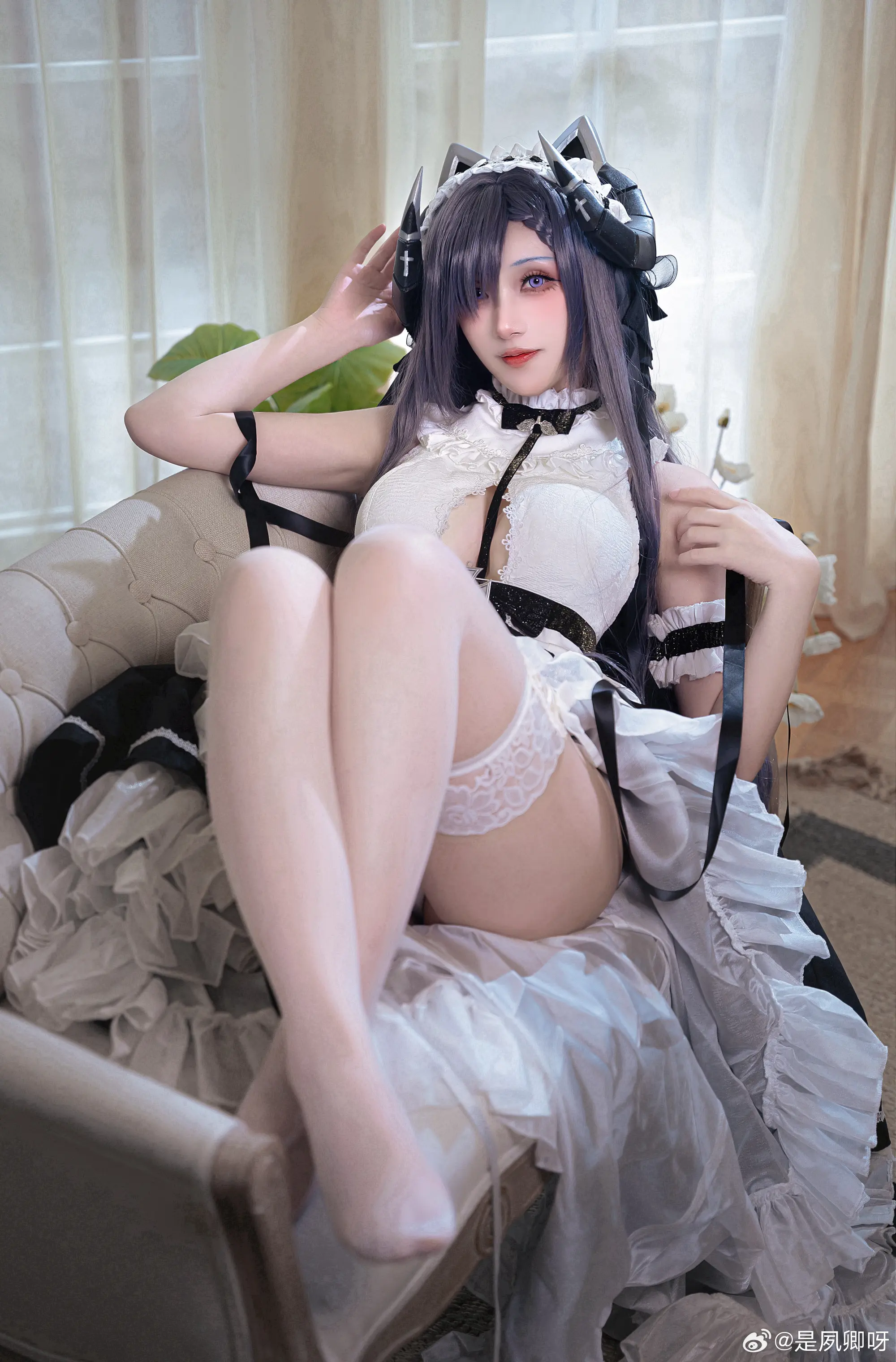 cosplay 欢迎回港，指挥官大人 碧蓝航线 奥古斯特@是夙卿呀 COSPLAY-第3张