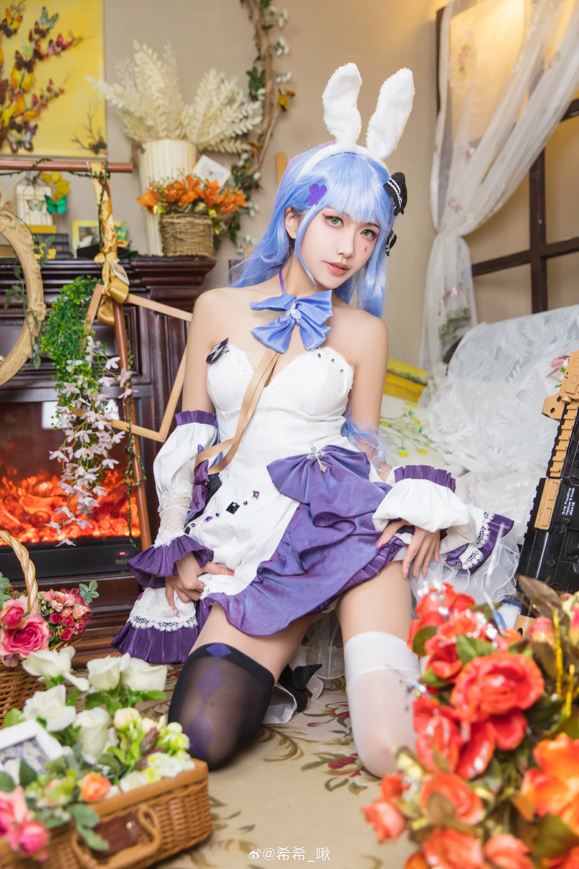 COSPLAY hk416 千宵草味的锡纸糖 少女前线@纱希只喝快乐水 COSPLAY-第3张