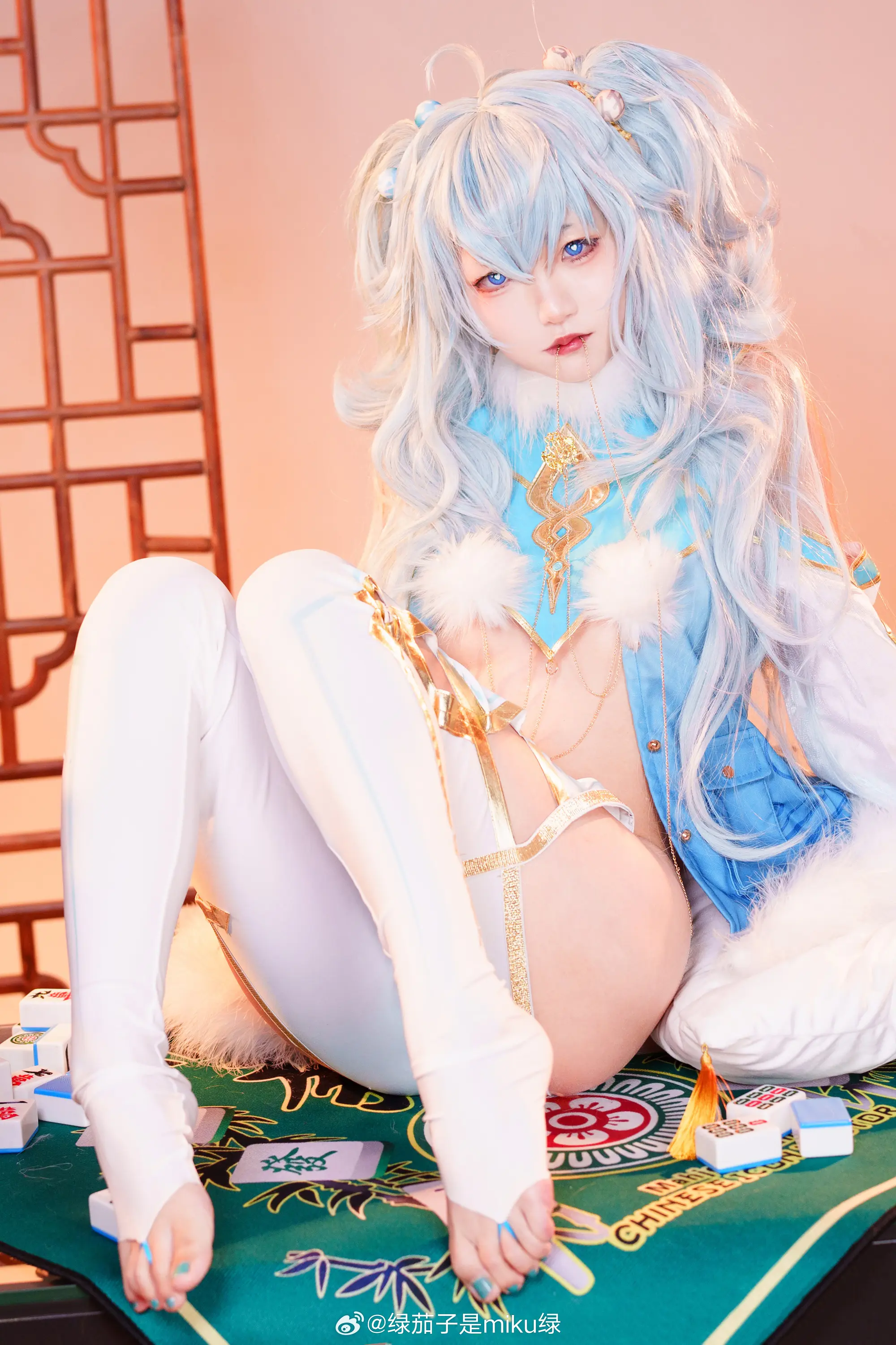 COSPLAY 云图计划 芙洛伦妙手回春cos@绿茄子是miku绿-公众号小姨ai