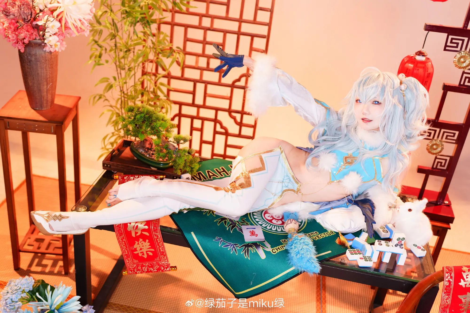 COSPLAY 云图计划 芙洛伦妙手回春cos@绿茄子是miku绿 COSPLAY-第8张