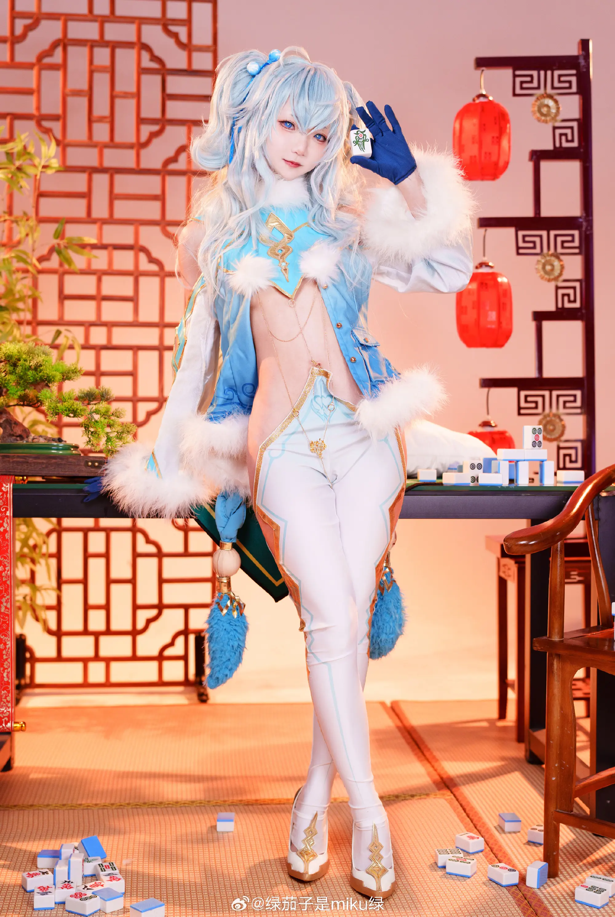 COSPLAY 云图计划 芙洛伦妙手回春cos@绿茄子是miku绿 COSPLAY-第3张