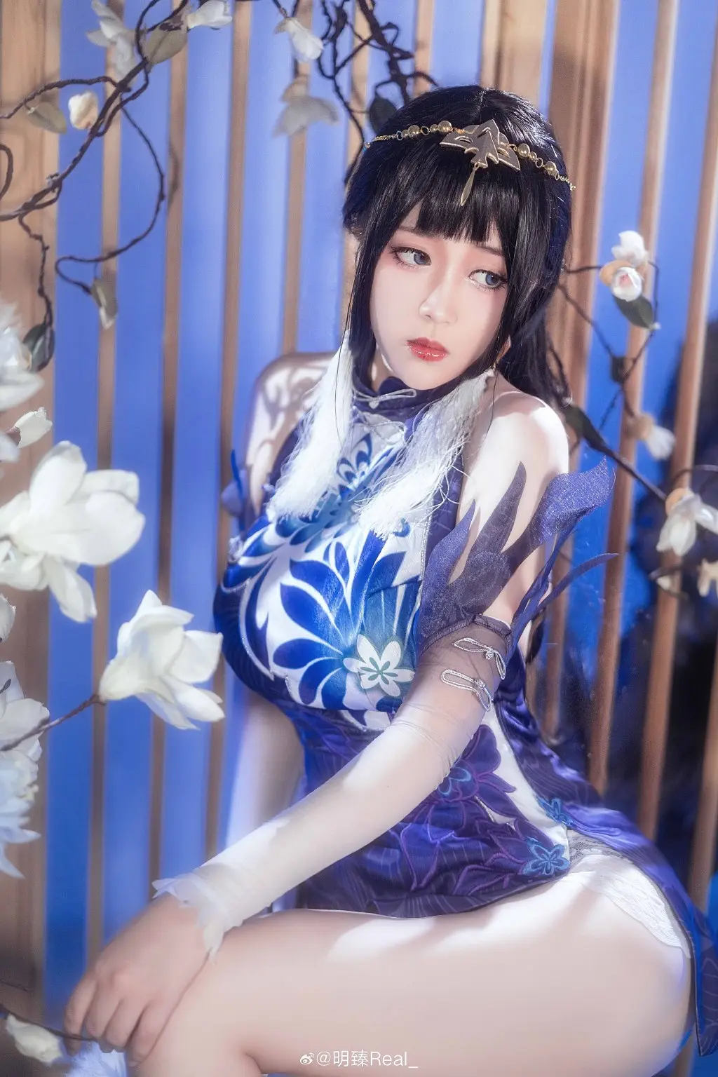 COSPLAY 救天下人难，但我愿意一试。 永劫无间 殷紫萍@明臻Real_-公众号小姨ai
