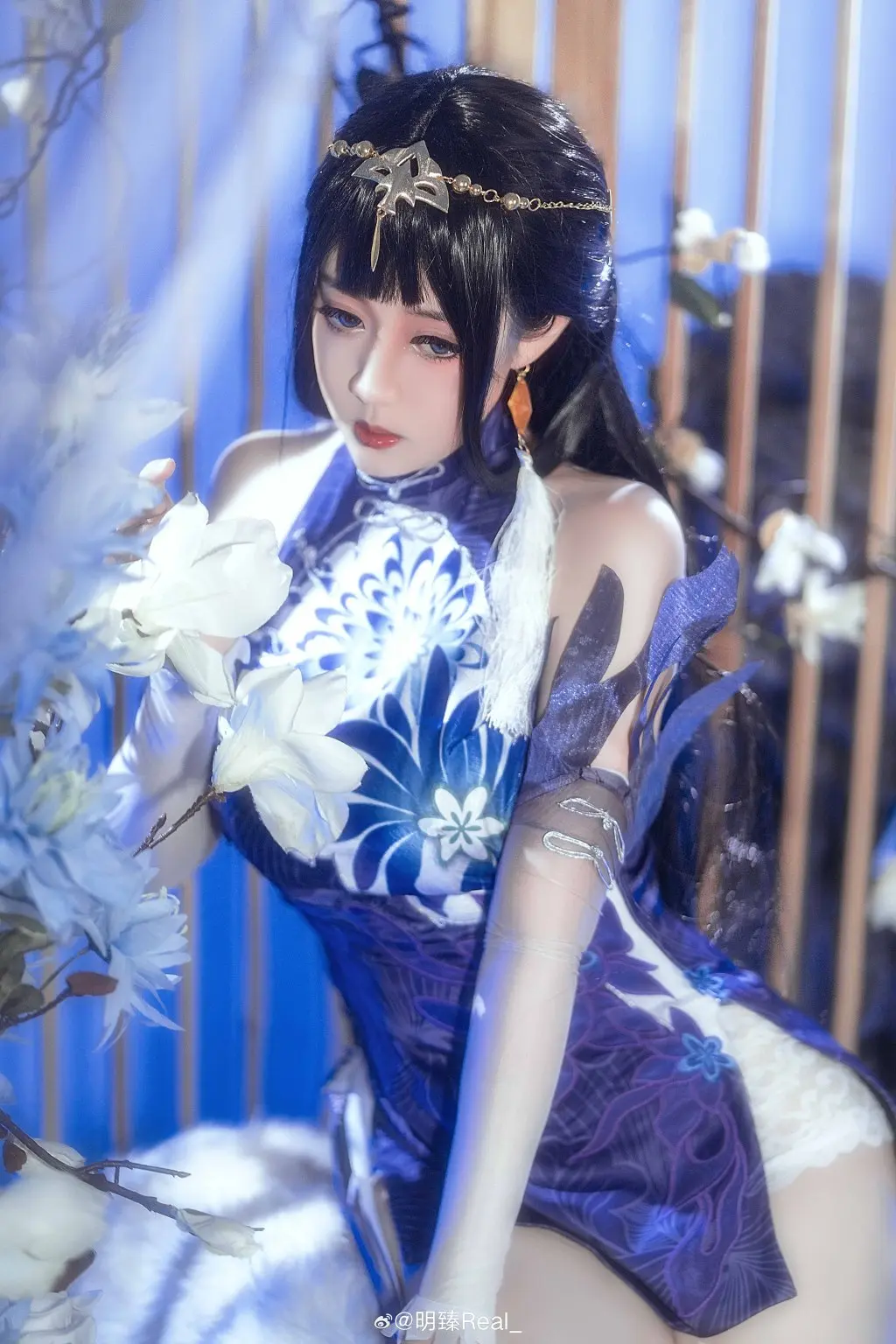 COSPLAY 救天下人难，但我愿意一试。 永劫无间 殷紫萍@明臻Real_ COSPLAY-第3张