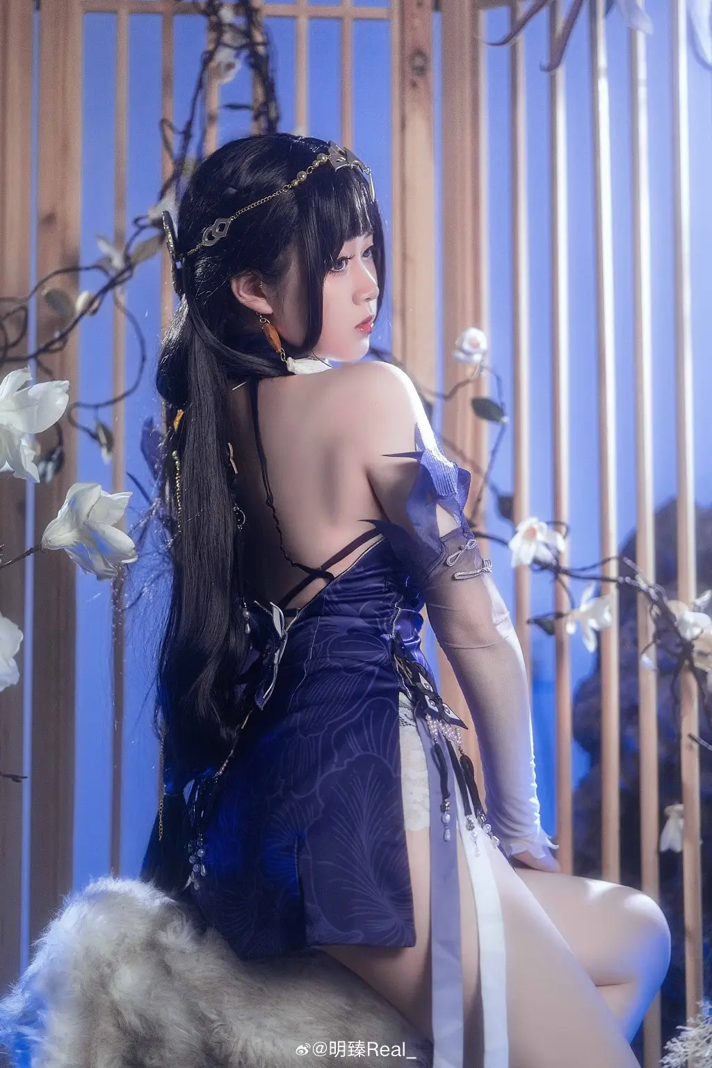 COSPLAY 救天下人难，但我愿意一试。 永劫无间 殷紫萍@明臻Real_ COSPLAY-第4张