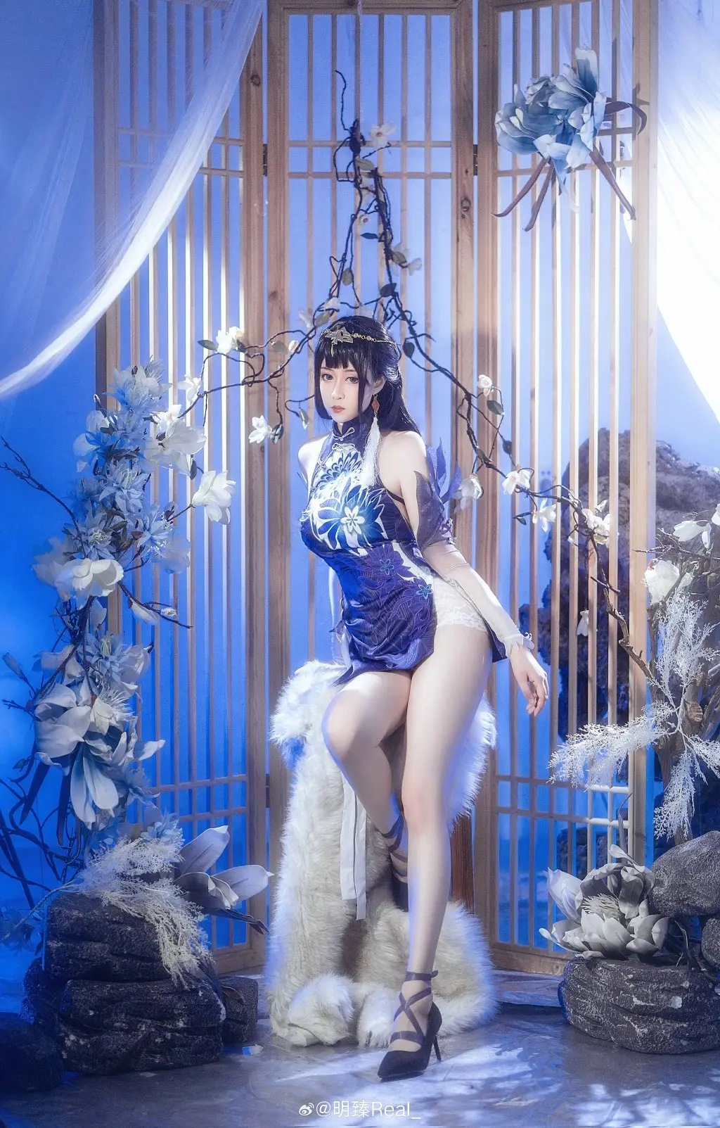 COSPLAY 救天下人难，但我愿意一试。 永劫无间 殷紫萍@明臻Real_ COSPLAY-第8张