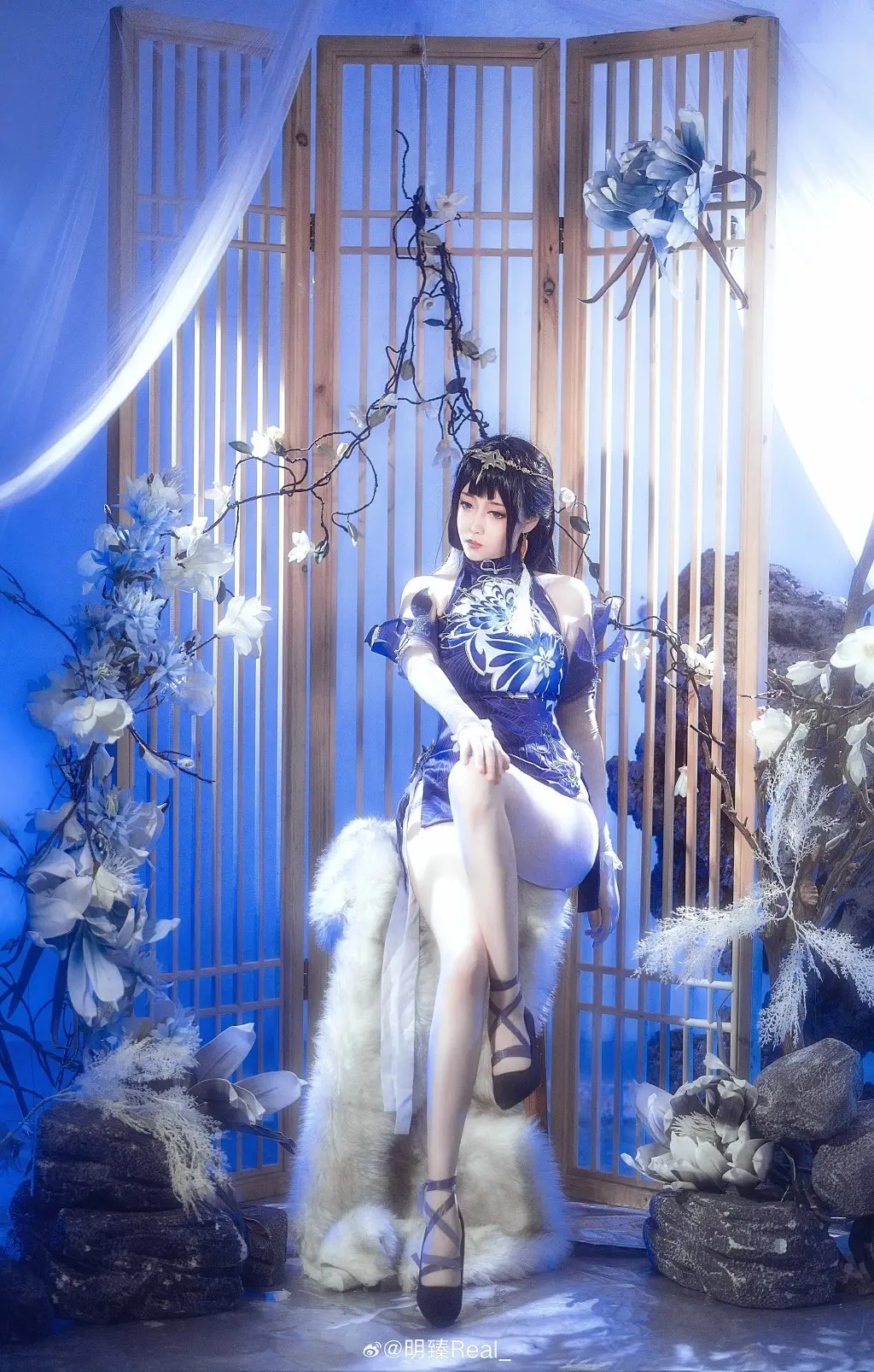 COSPLAY 救天下人难，但我愿意一试。 永劫无间 殷紫萍@明臻Real_ COSPLAY-第7张