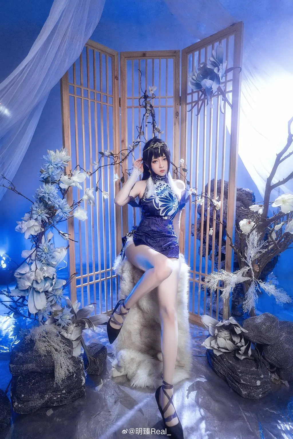 COSPLAY 救天下人难，但我愿意一试。 永劫无间 殷紫萍@明臻Real_ COSPLAY-第10张
