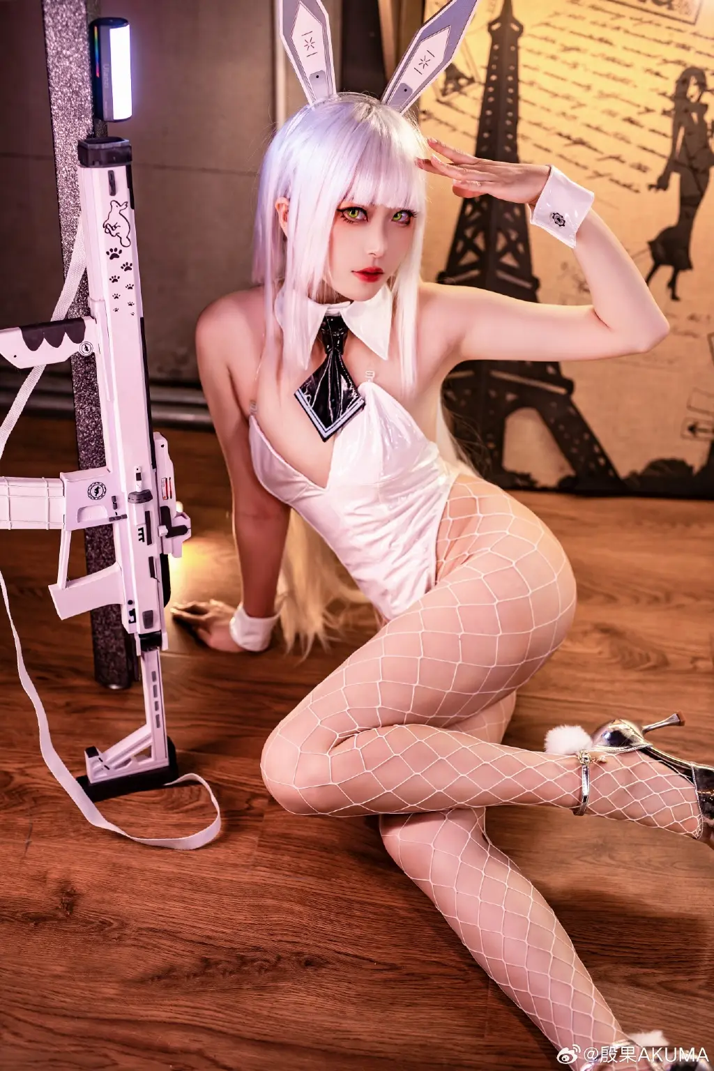 nikke:胜利女神 白兔布兰儿@殷果AKUMA COSPLAY-第6张