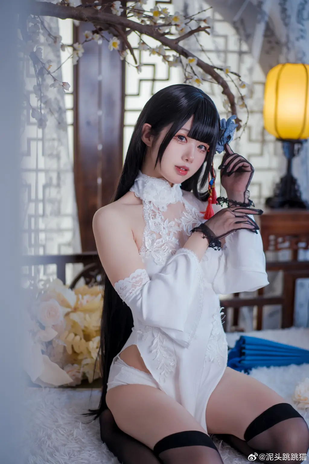 指挥官，欢迎回来。 cosplay 逸仙•改@泥头跳跳猫 COSPLAY-第2张