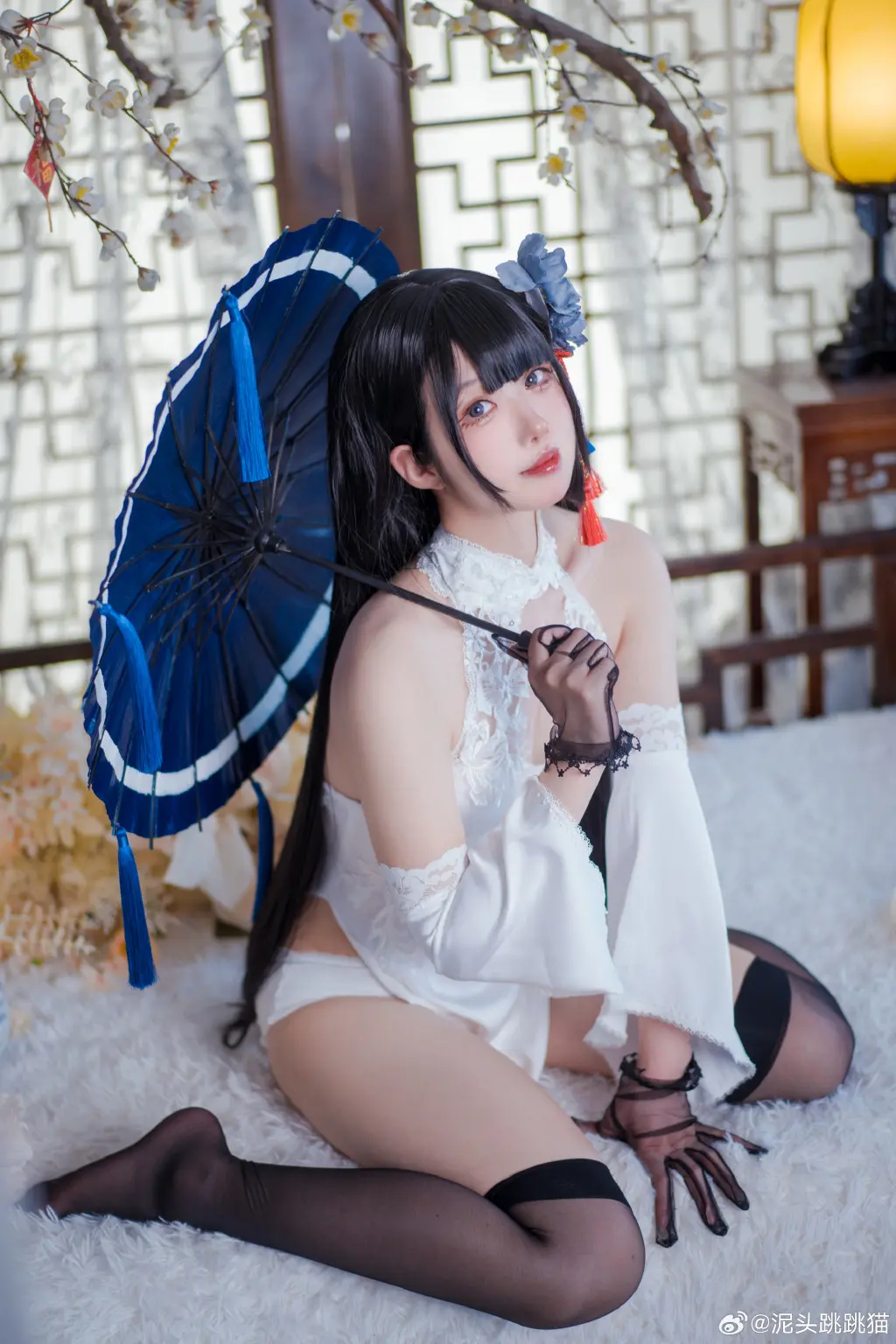 指挥官，欢迎回来。 cosplay 逸仙•改@泥头跳跳猫 COSPLAY-第6张