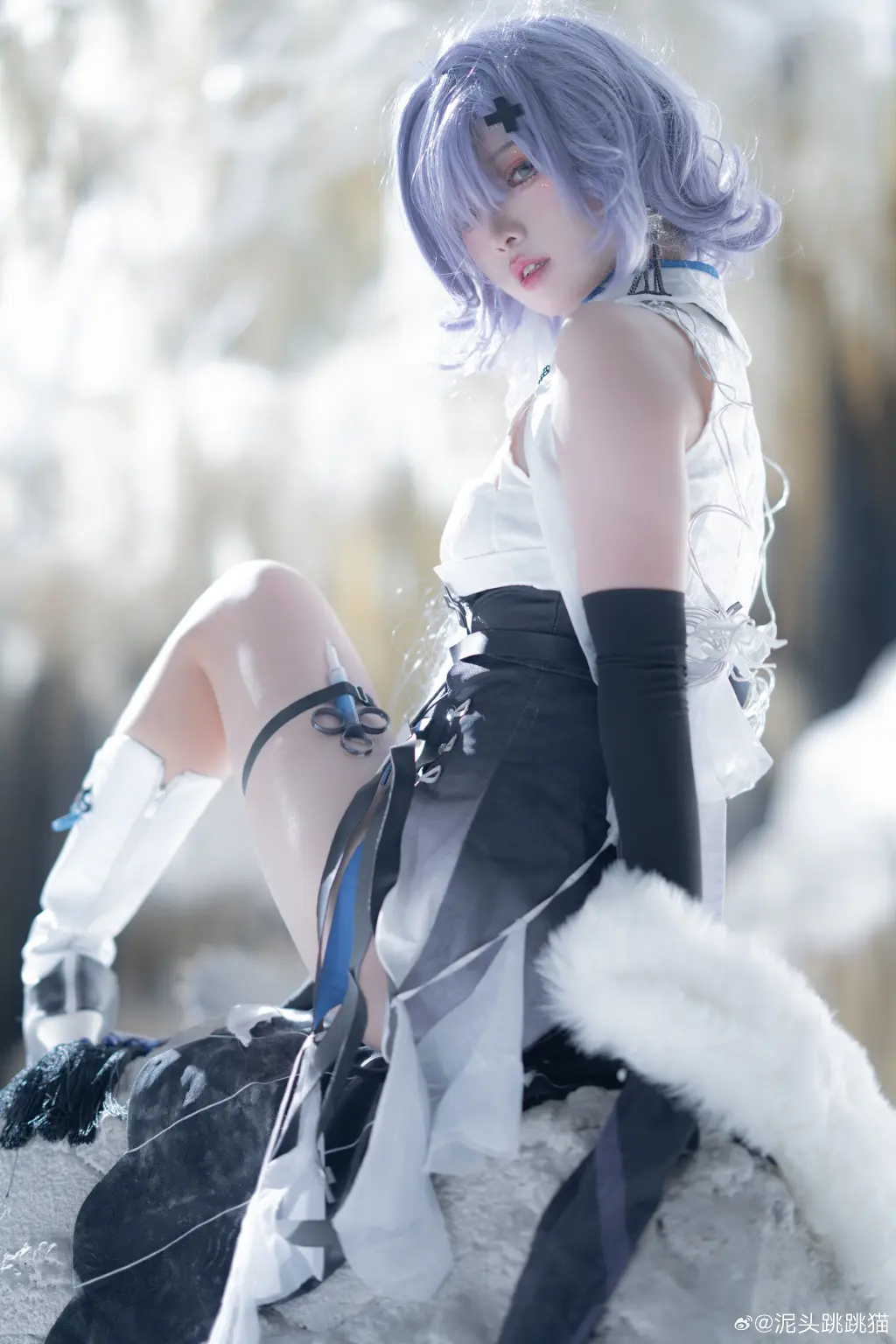 cosplay 所有的回忆最后都会变成泡沫。 明日方舟 絮雨@泥头跳跳猫 COSPLAY-第5张