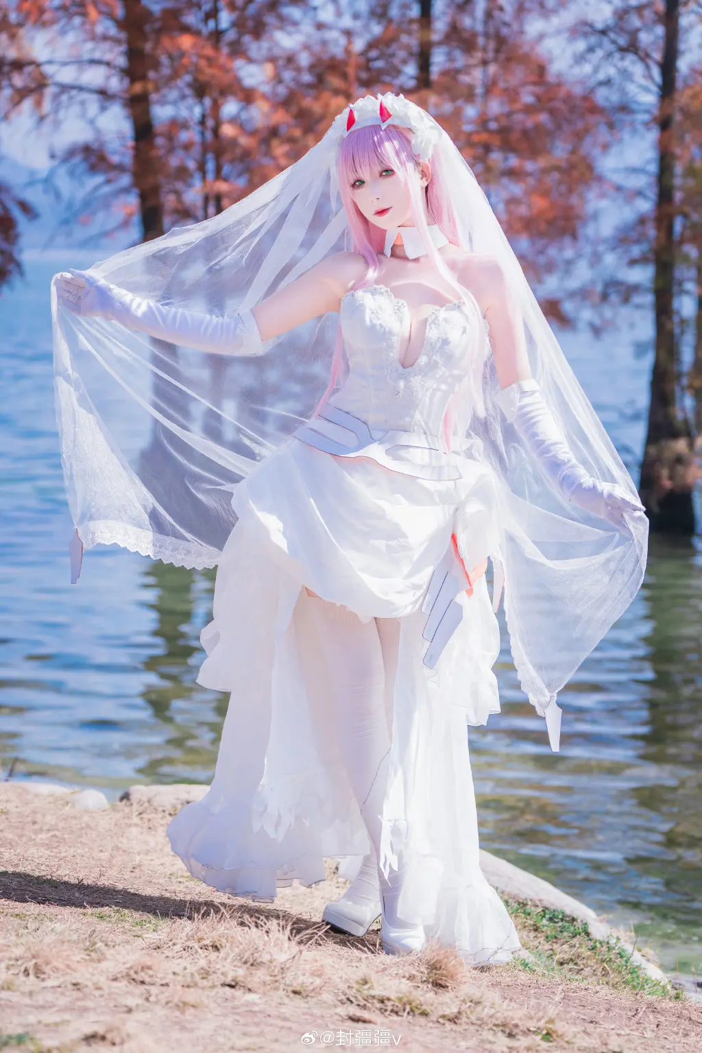 cosplay darlinginthefranxx 02花嫁cos@封疆疆v COSPLAY-第8张