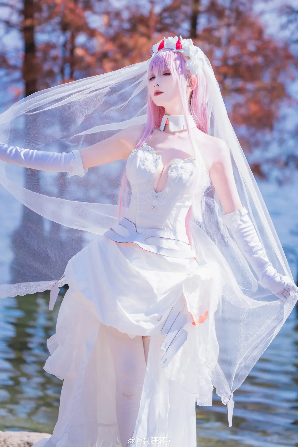 cosplay darlinginthefranxx 02花嫁cos@封疆疆v COSPLAY-第11张