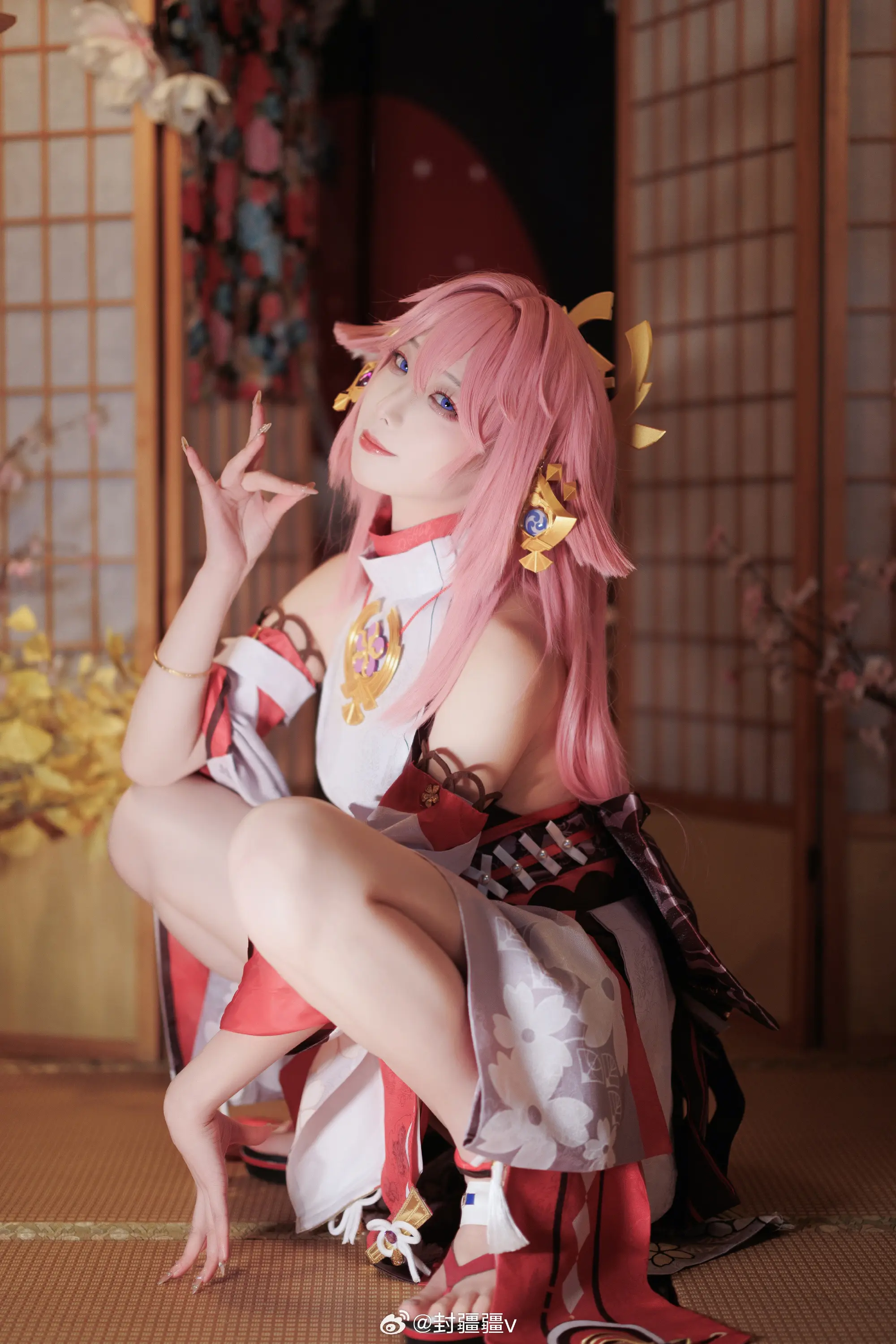 COSPLAY 原神 八重神子@封疆疆v COSPLAY-第2张