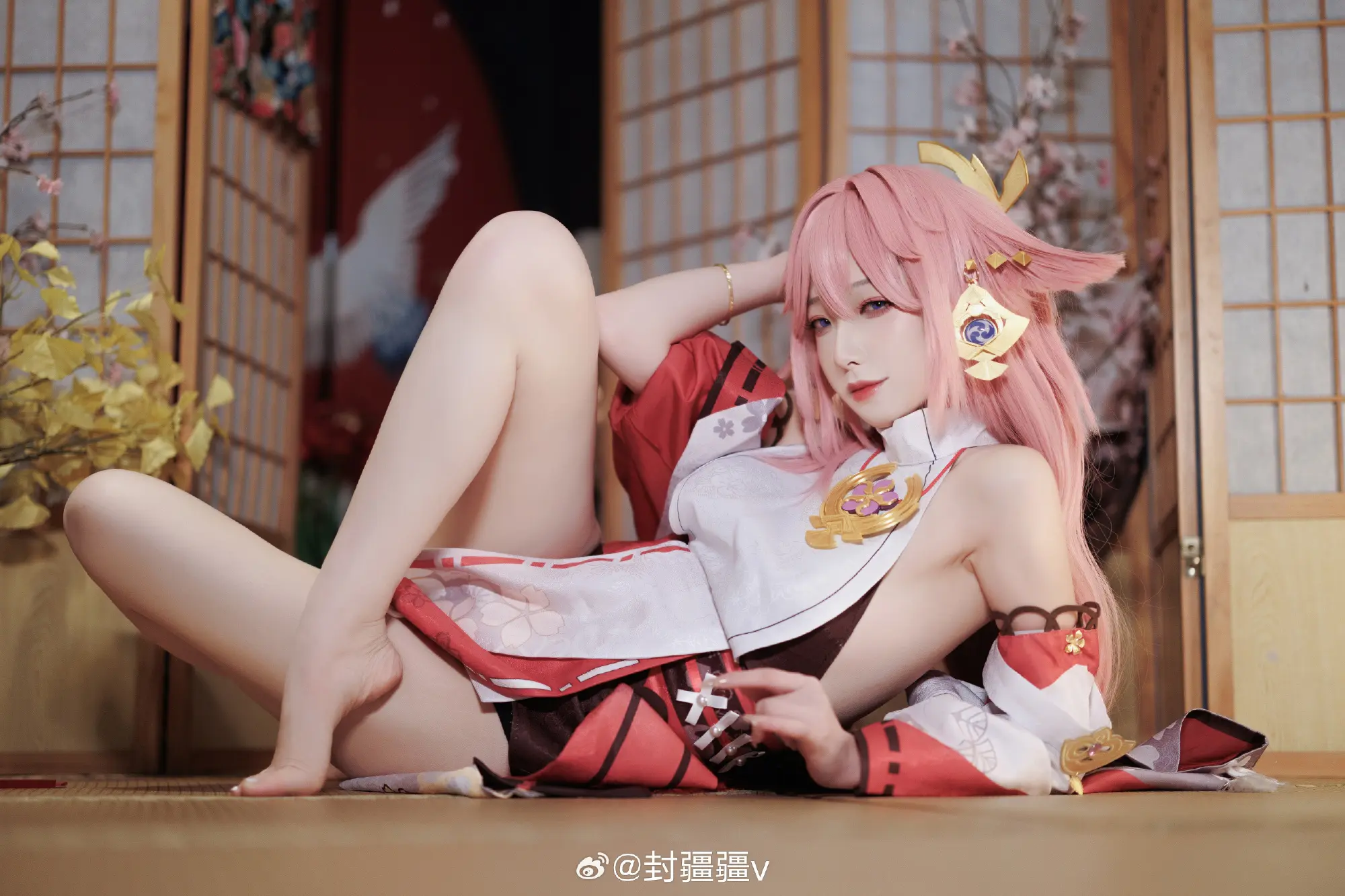 COSPLAY 原神 八重神子@封疆疆v COSPLAY-第6张