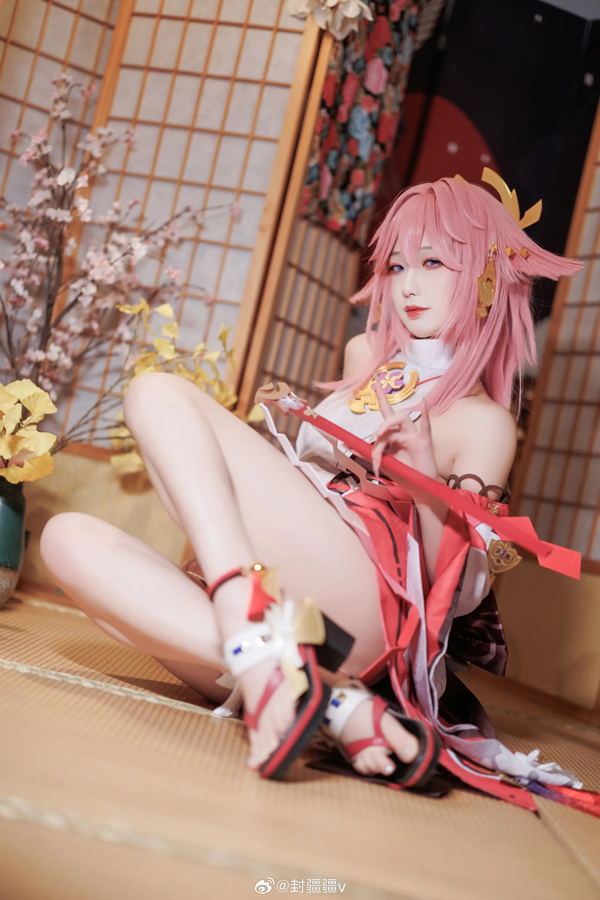 COSPLAY 原神 八重神子@封疆疆v COSPLAY-第7张