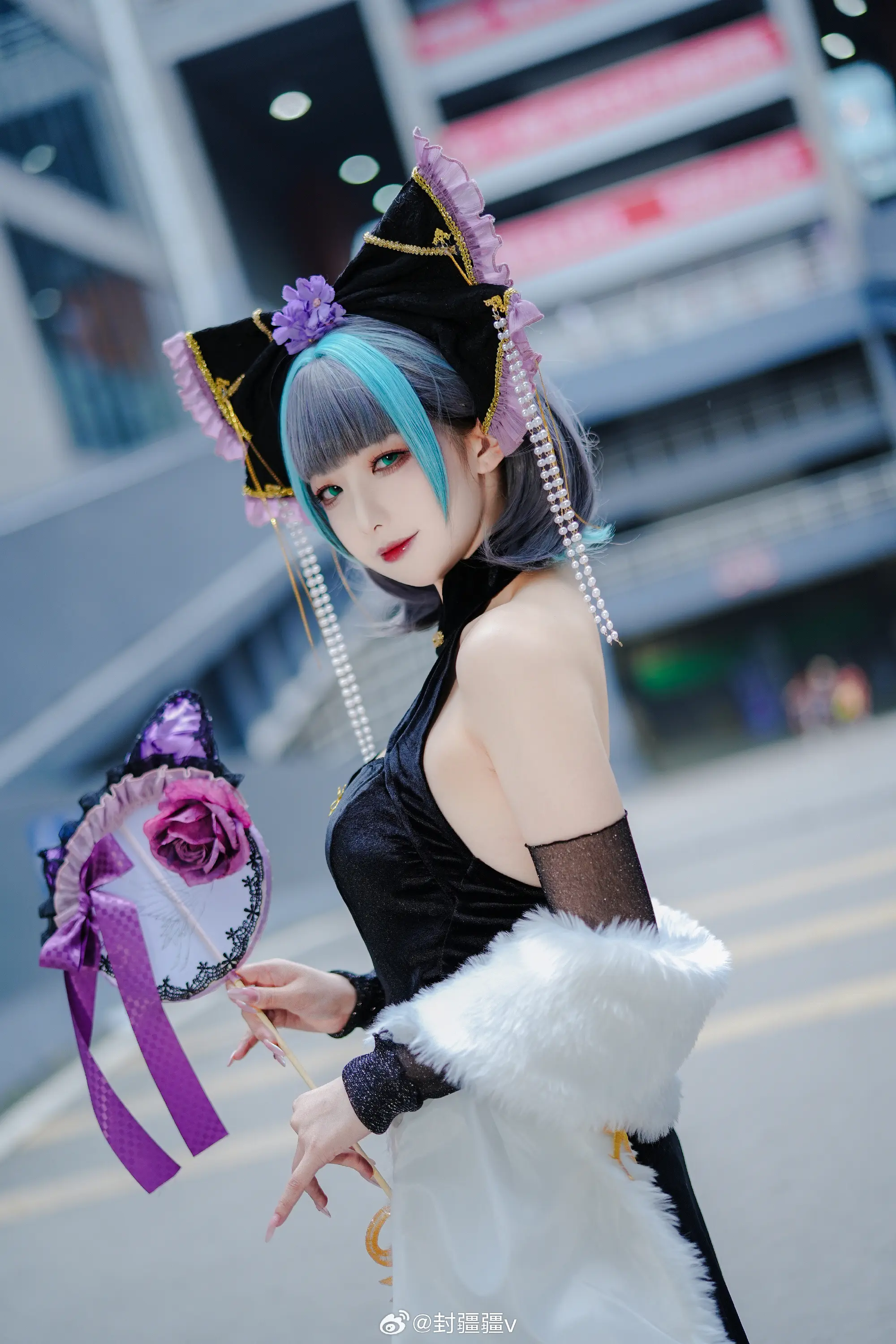 cosplay 碧蓝航线 柴郡 旗袍废稿～@封疆疆v COSPLAY-第9张