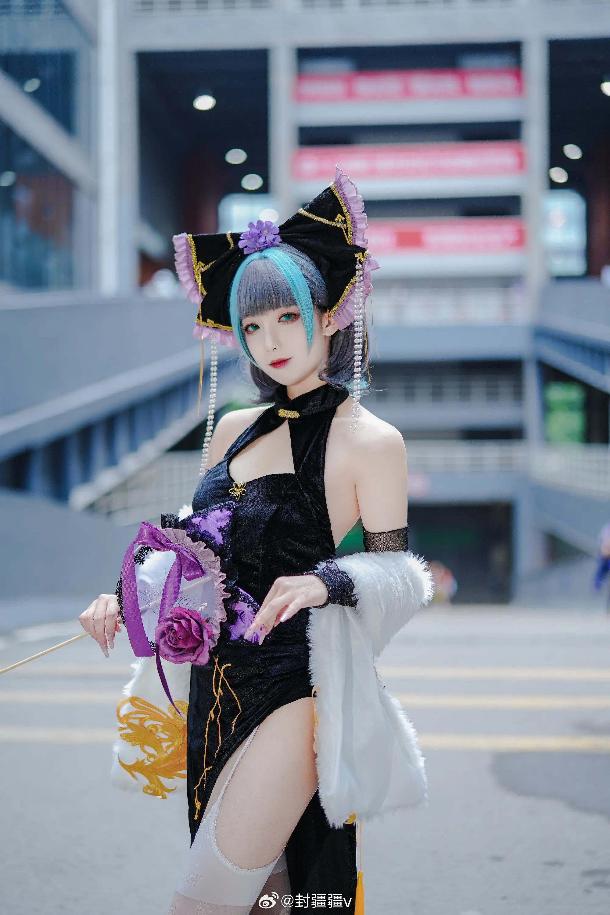 cosplay 碧蓝航线 柴郡 旗袍废稿～@封疆疆v COSPLAY-第15张
