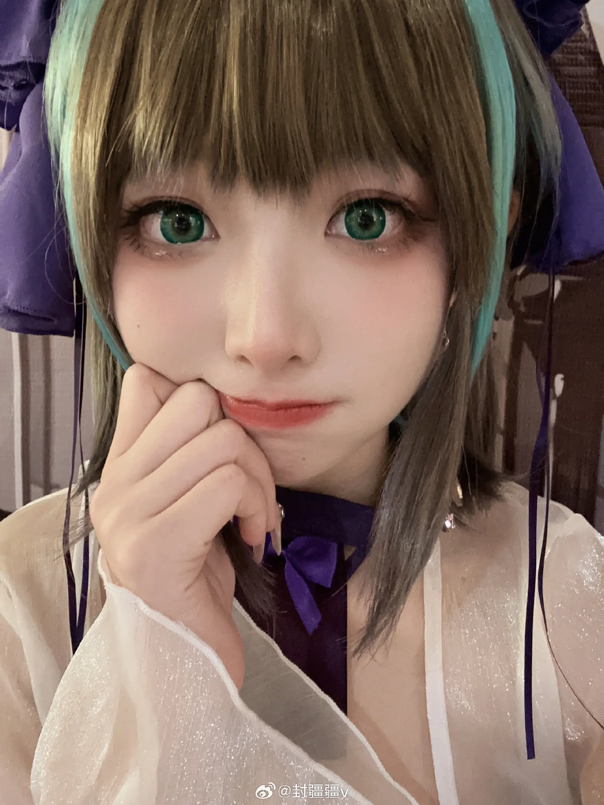 猫猫头）泳装版@封疆疆v COSPLAY-第6张