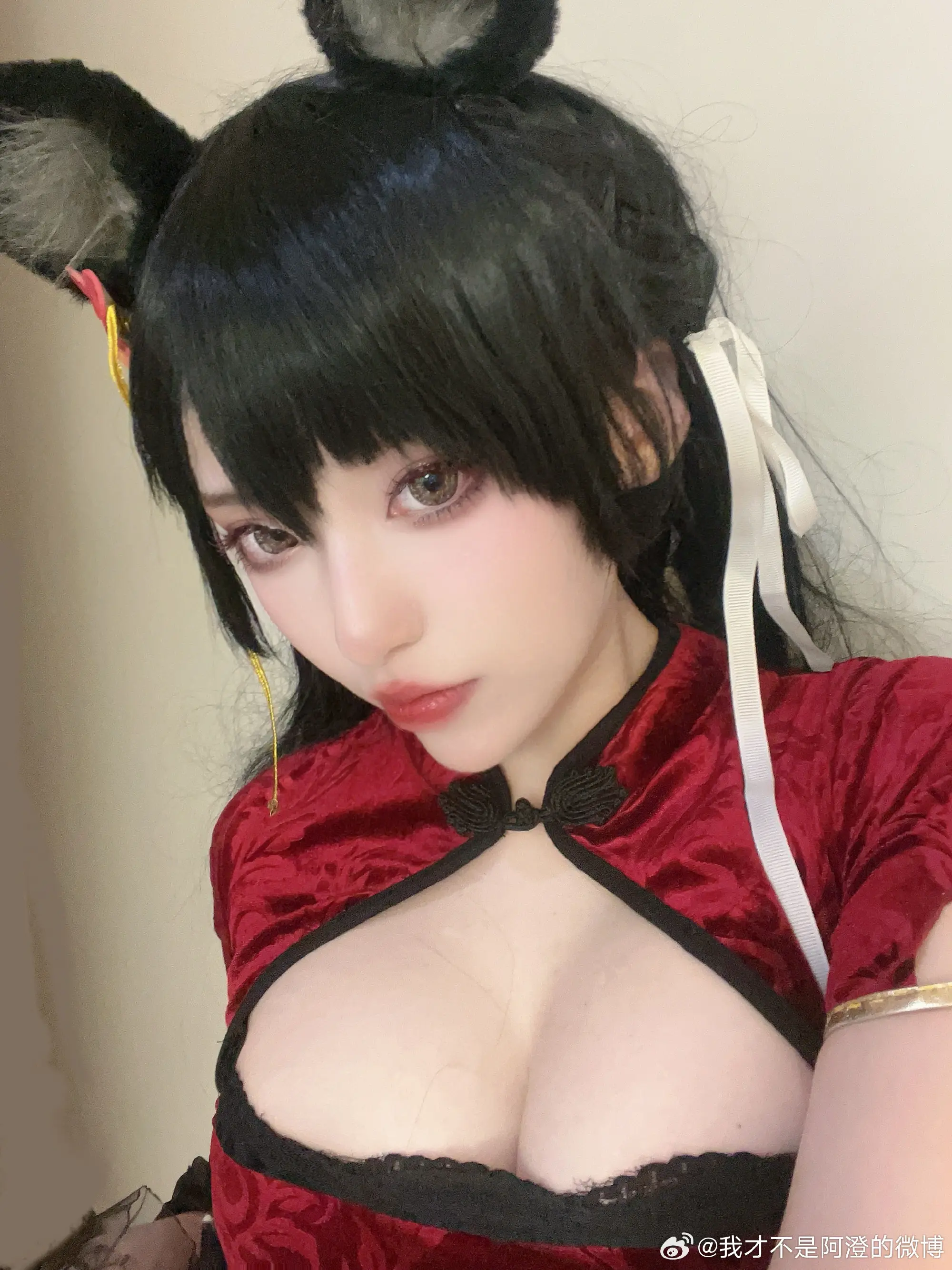 COSPLAY 碧蓝航线 爱宕旗袍@我才不是阿澄的微博 COSPLAY-第8张