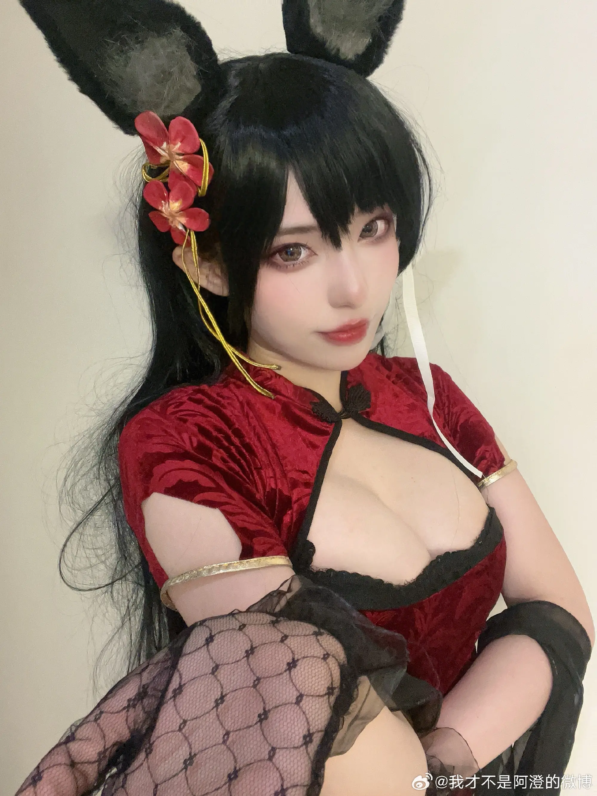 COSPLAY 碧蓝航线 爱宕旗袍@我才不是阿澄的微博 COSPLAY-第7张