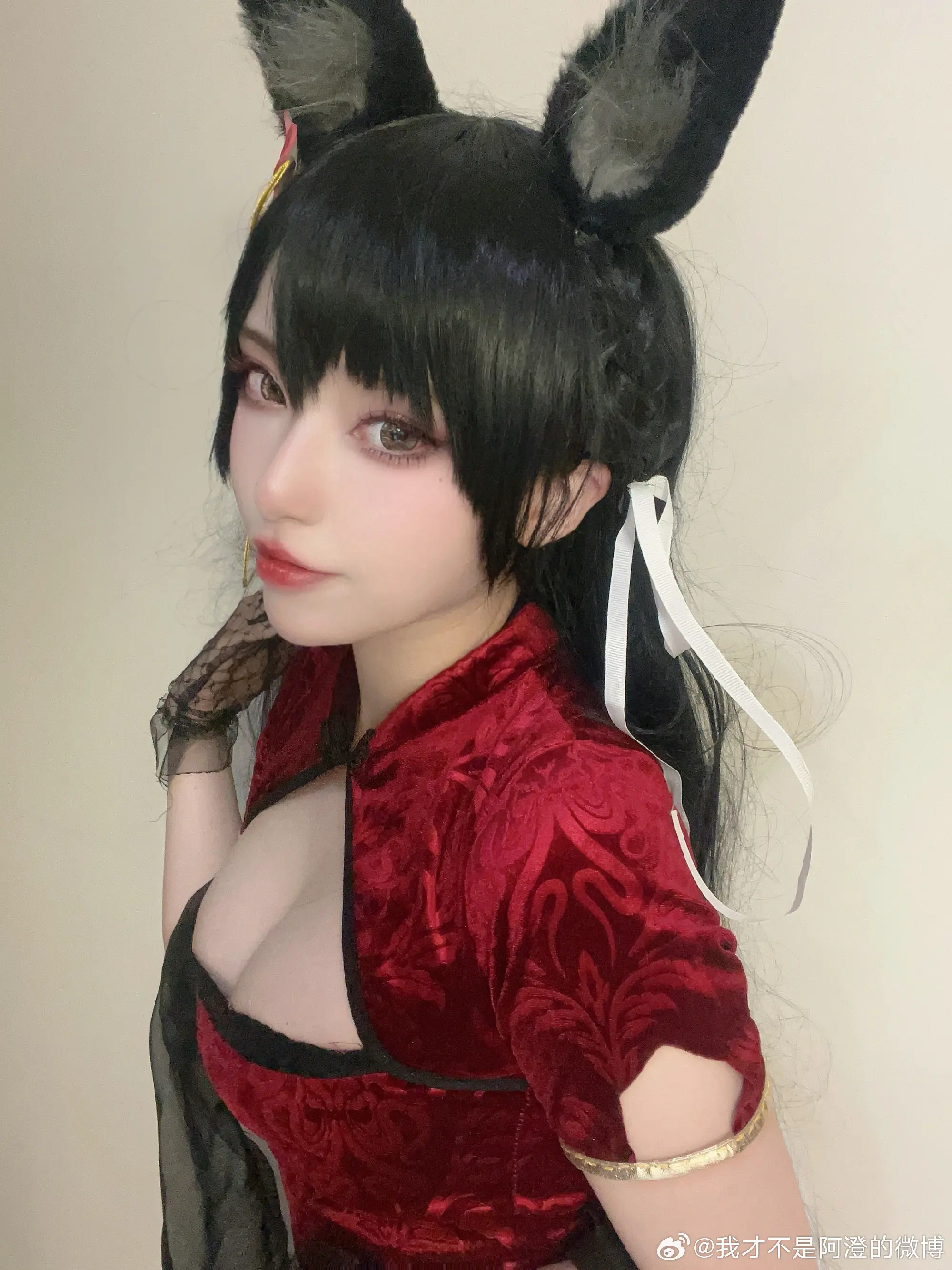 COSPLAY 碧蓝航线 爱宕旗袍@我才不是阿澄的微博 COSPLAY-第9张