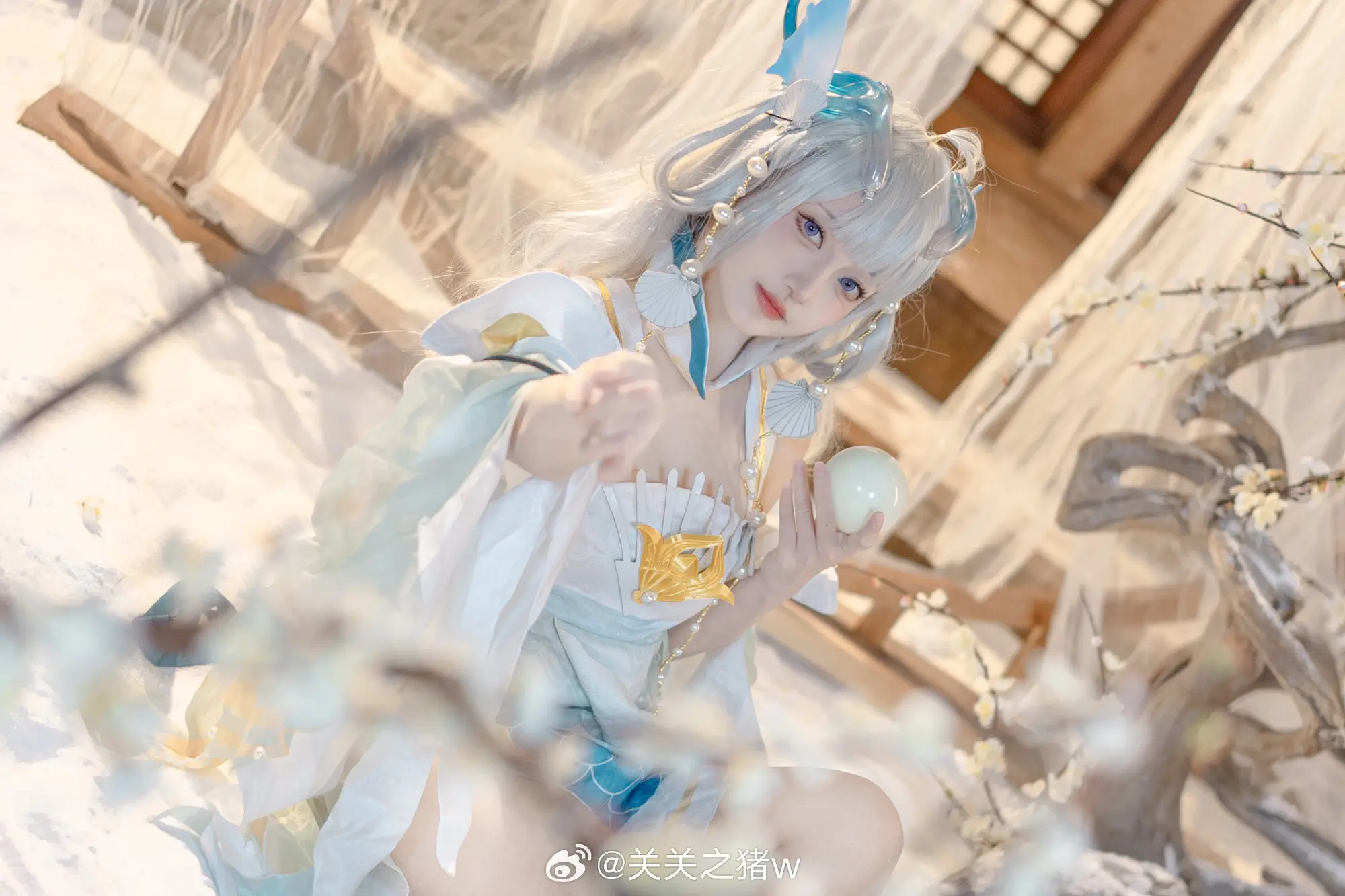 cosplay 王者荣耀 西施游龙清影 cos@关关之猪w COSPLAY-第4张