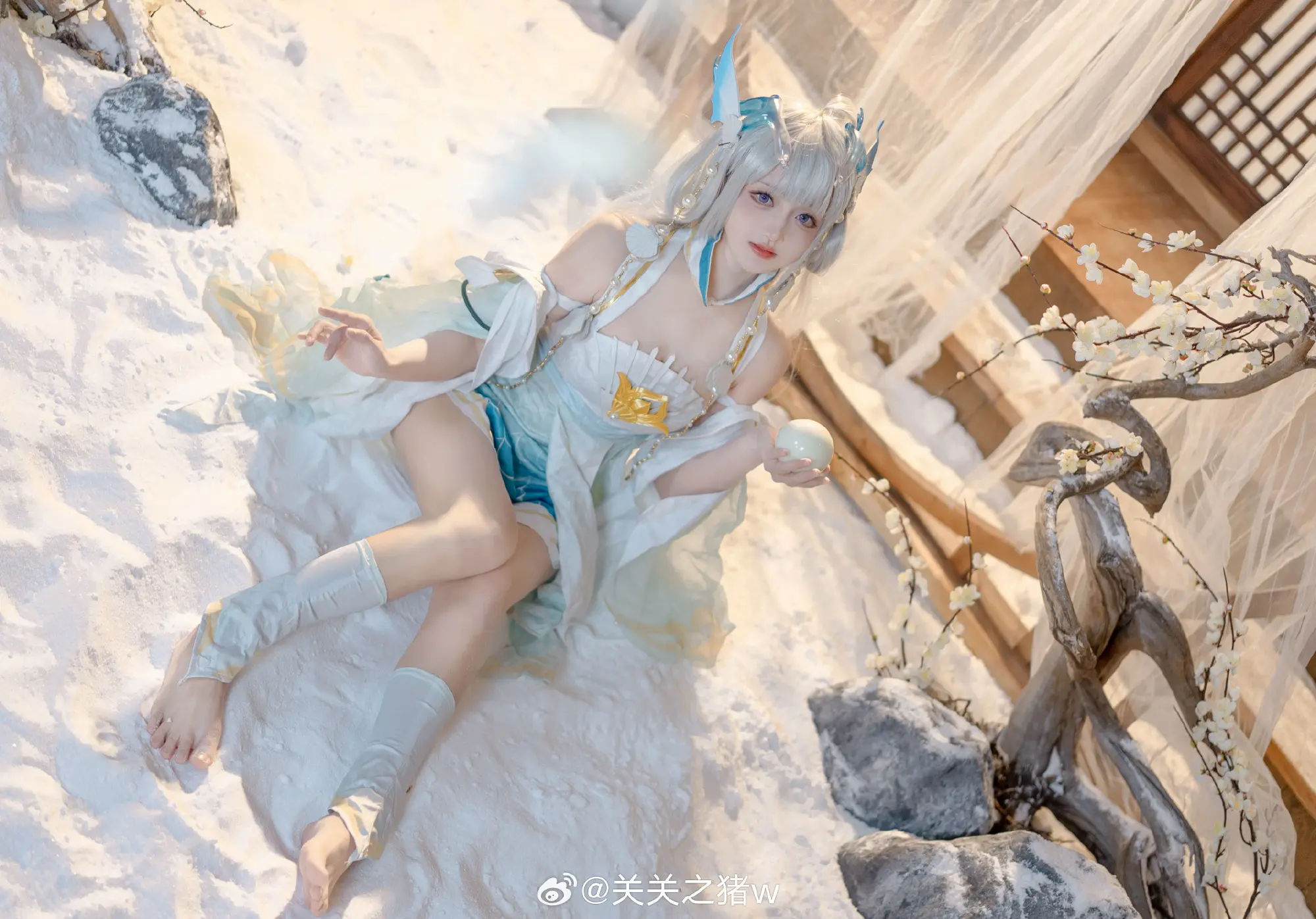 cosplay 王者荣耀 西施游龙清影 cos@关关之猪w COSPLAY-第3张