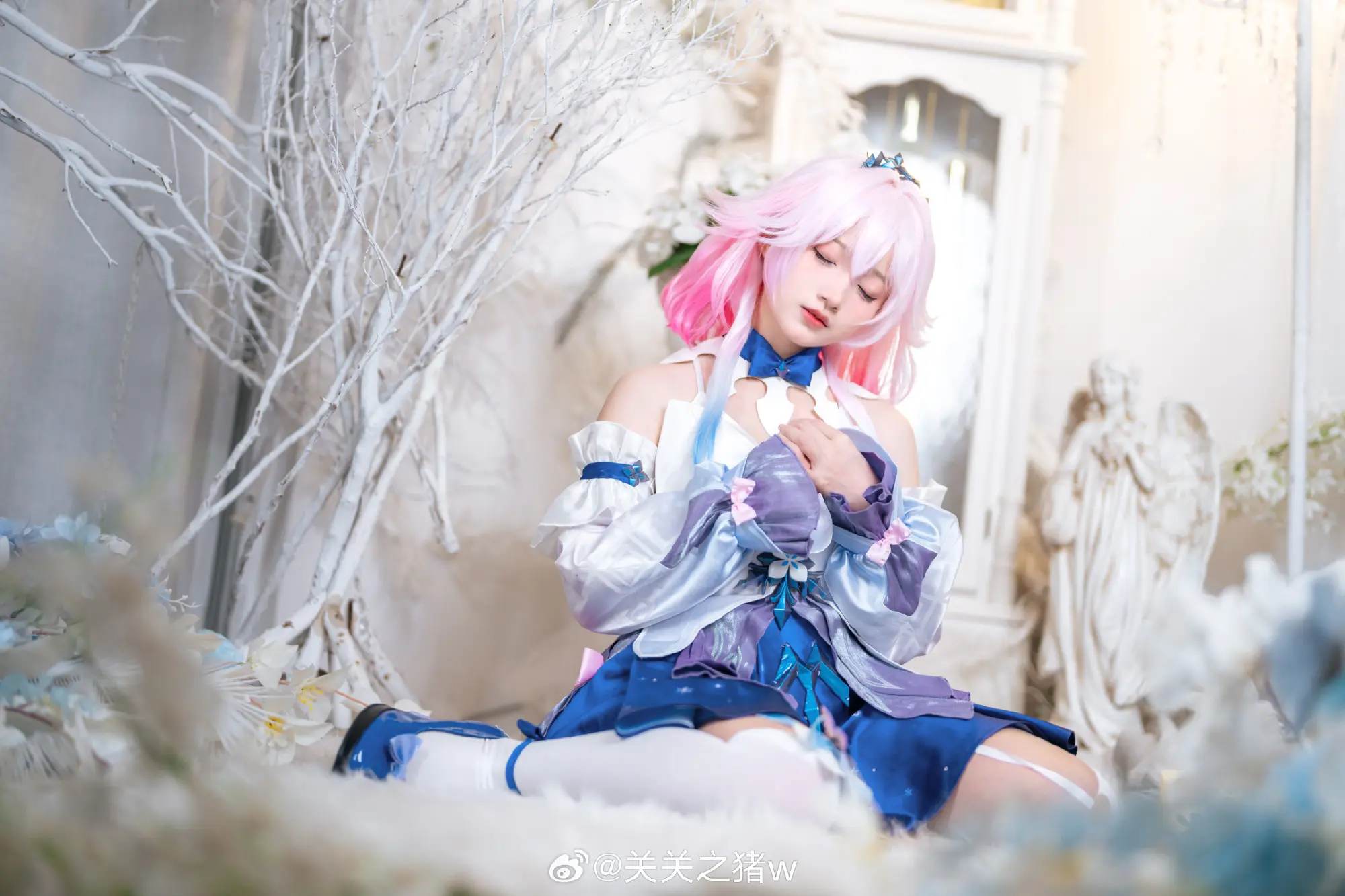 COSPLAY 崩坏：星穹铁道 三月七@关关之猪w COSPLAY-第2张