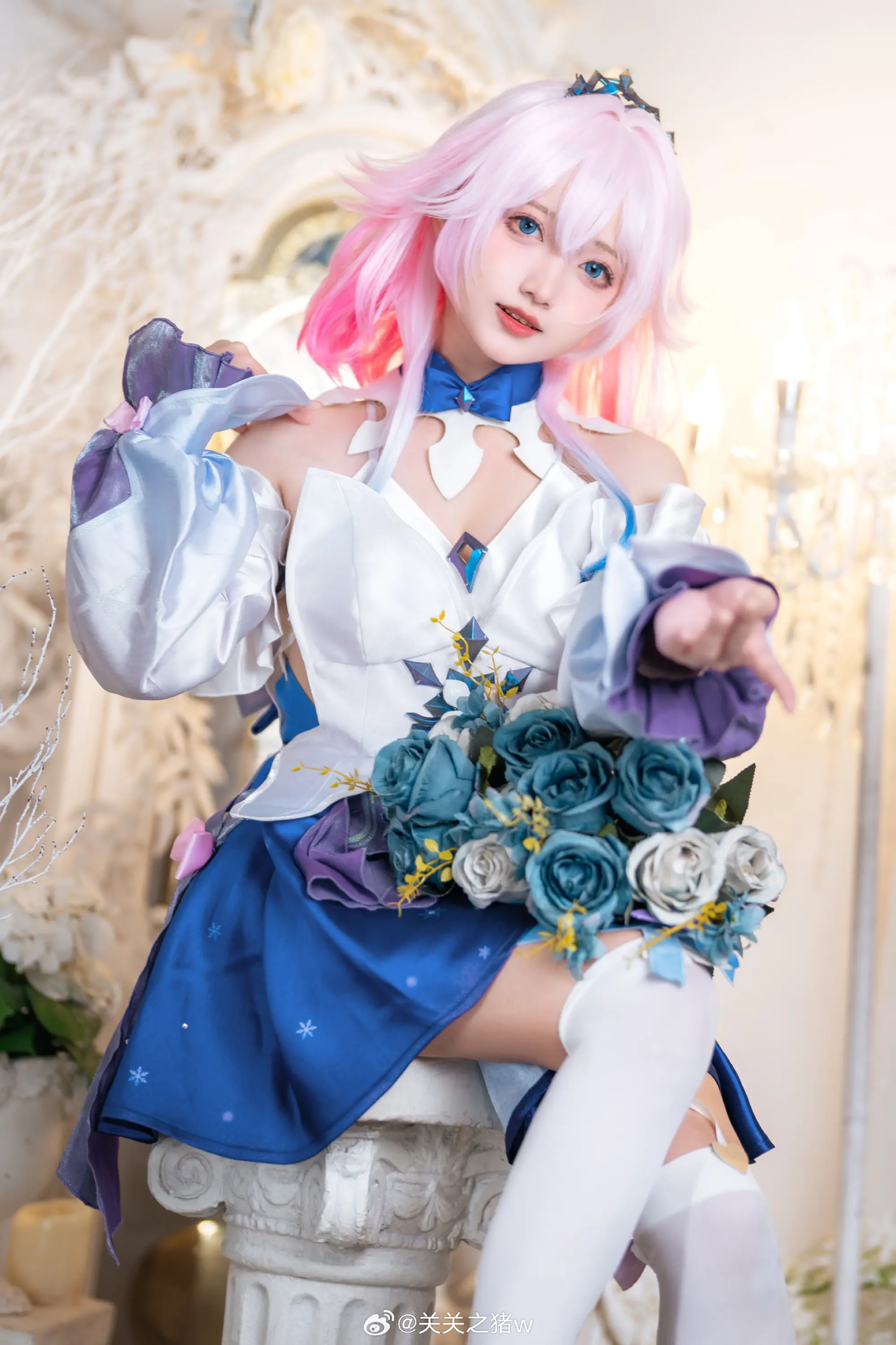 COSPLAY 崩坏：星穹铁道 三月七@关关之猪w-公众号小姨ai