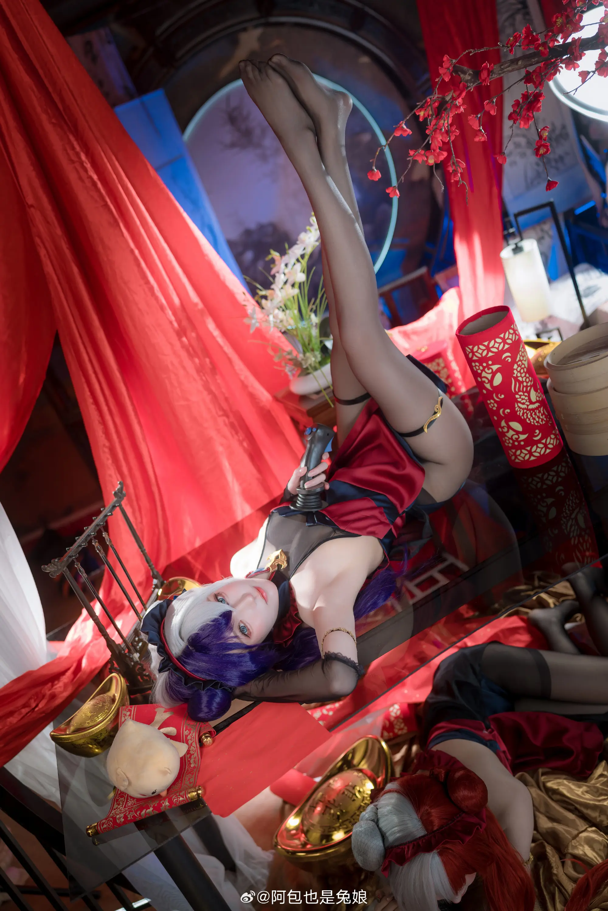 COSPLAY 碧蓝航线 肇和@超级小禾儿  应瑞@阿包也是兔娘 COSPLAY-第9张