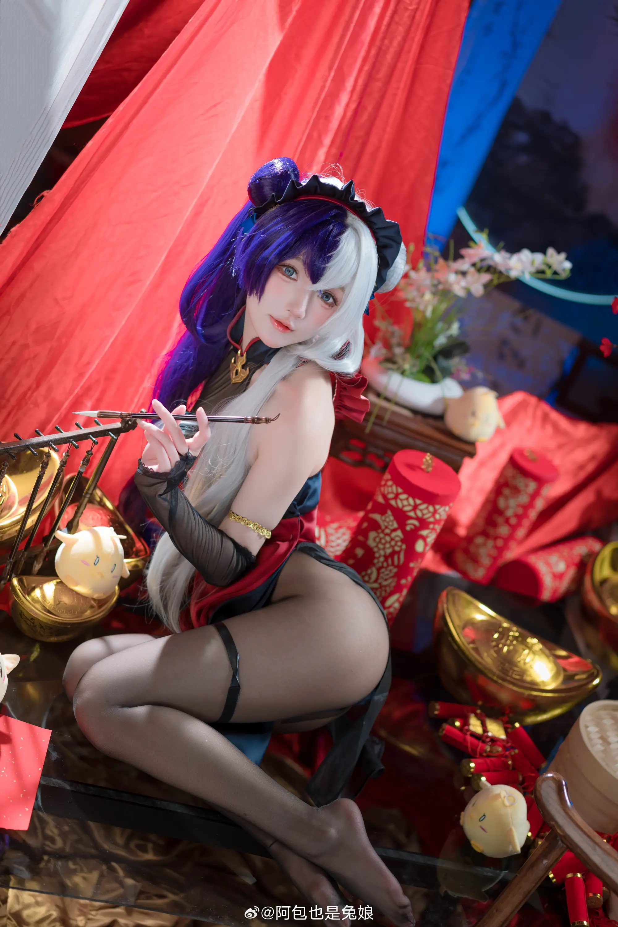 COSPLAY 碧蓝航线 肇和@超级小禾儿  应瑞@阿包也是兔娘-公众号小姨ai