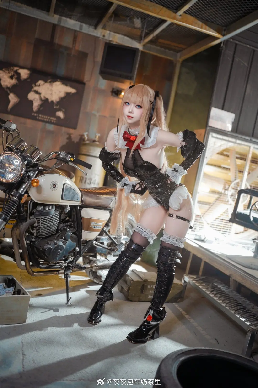 COSPLAY 死或生 玛丽萝丝·闪耀玫瑰@夜夜泡在奶茶里 COSPLAY-第10张