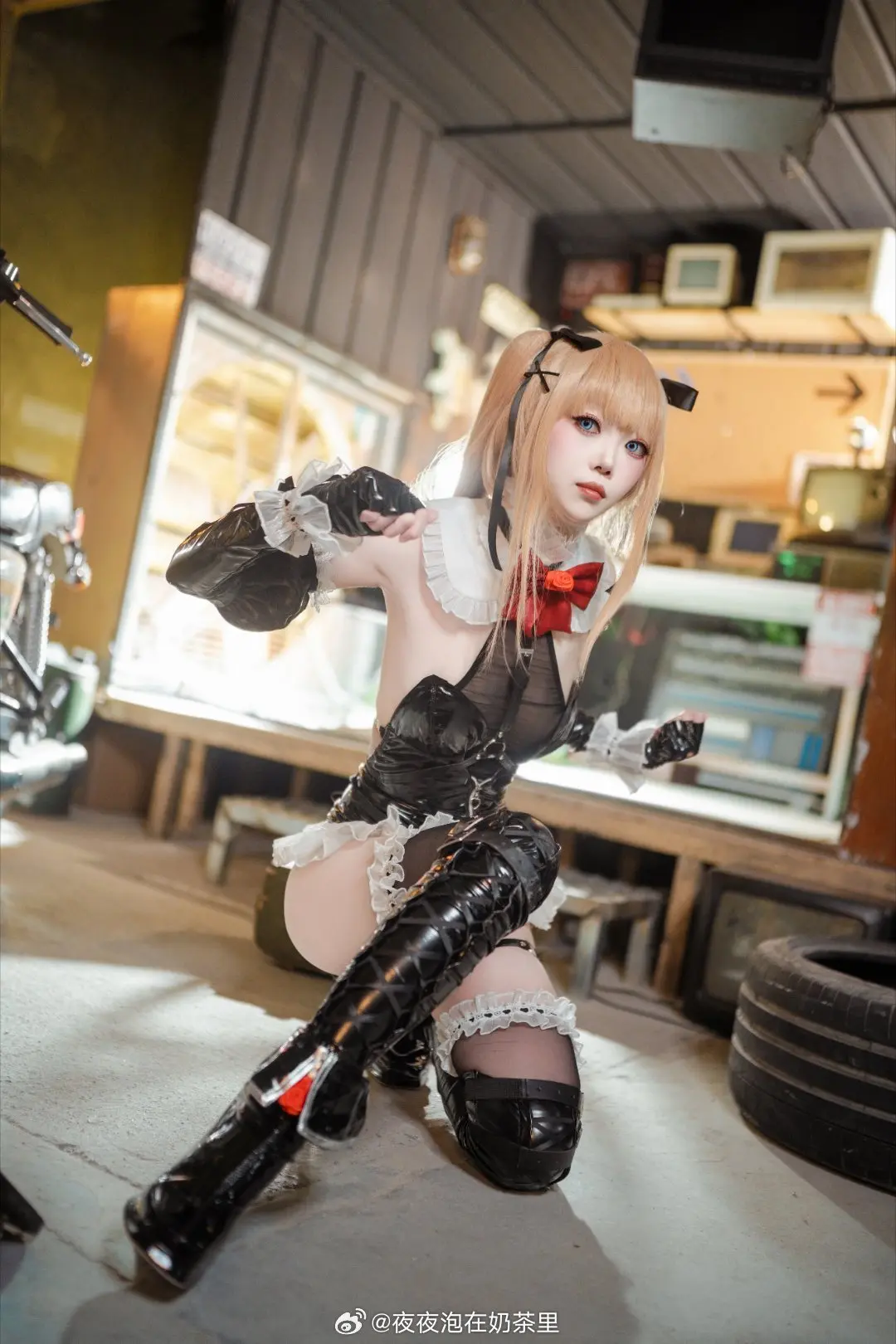 COSPLAY 死或生 玛丽萝丝·闪耀玫瑰@夜夜泡在奶茶里 COSPLAY-第12张