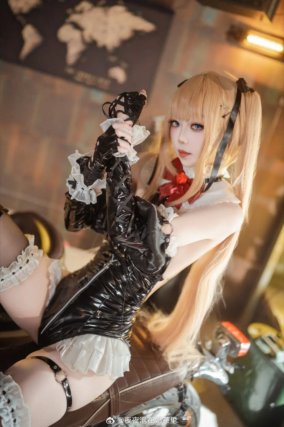 COSPLAY 死或生 玛丽萝丝·闪耀玫瑰@夜夜泡在奶茶里 COSPLAY-第15张
