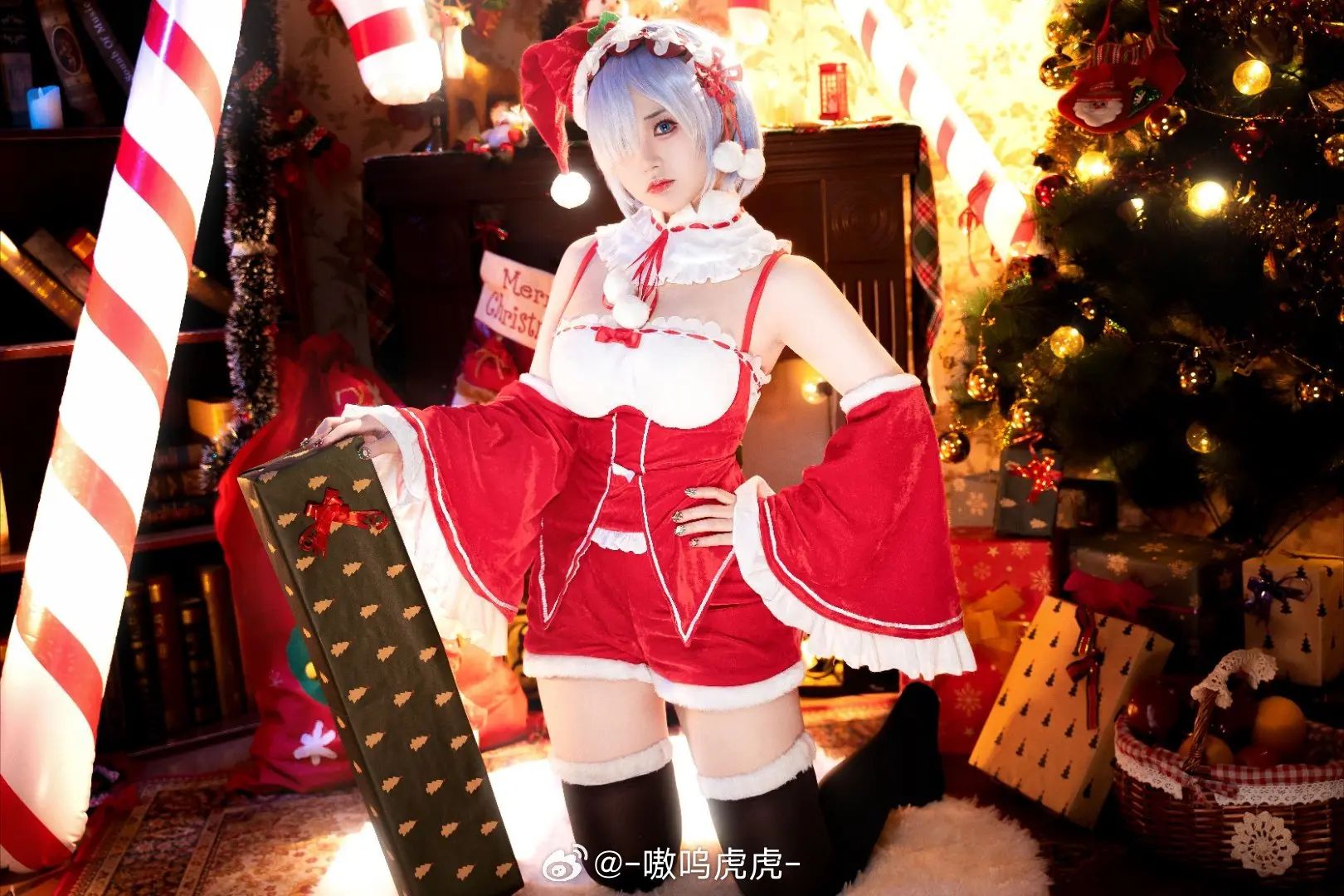 COSPLAY ❤节日的到来在提醒我们爱与被爱 Re:从零开始的异世界生活 蕾姆@-嗷呜虎虎- COSPLAY-第4张