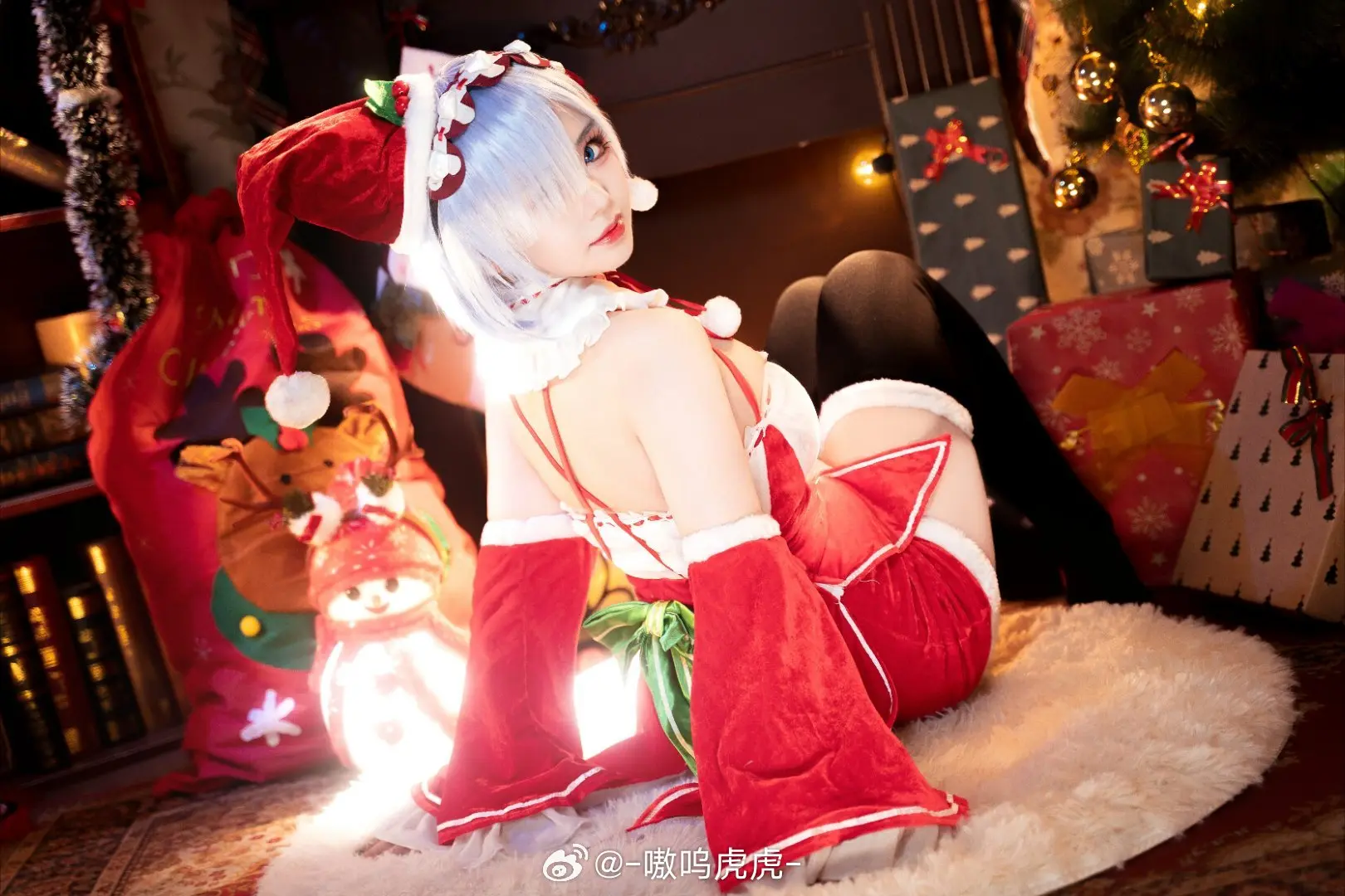 COSPLAY ❤节日的到来在提醒我们爱与被爱 Re:从零开始的异世界生活 蕾姆@-嗷呜虎虎- COSPLAY-第7张