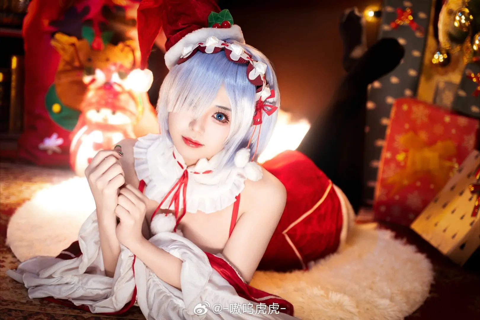 COSPLAY ❤节日的到来在提醒我们爱与被爱 Re:从零开始的异世界生活 蕾姆@-嗷呜虎虎- COSPLAY-第8张