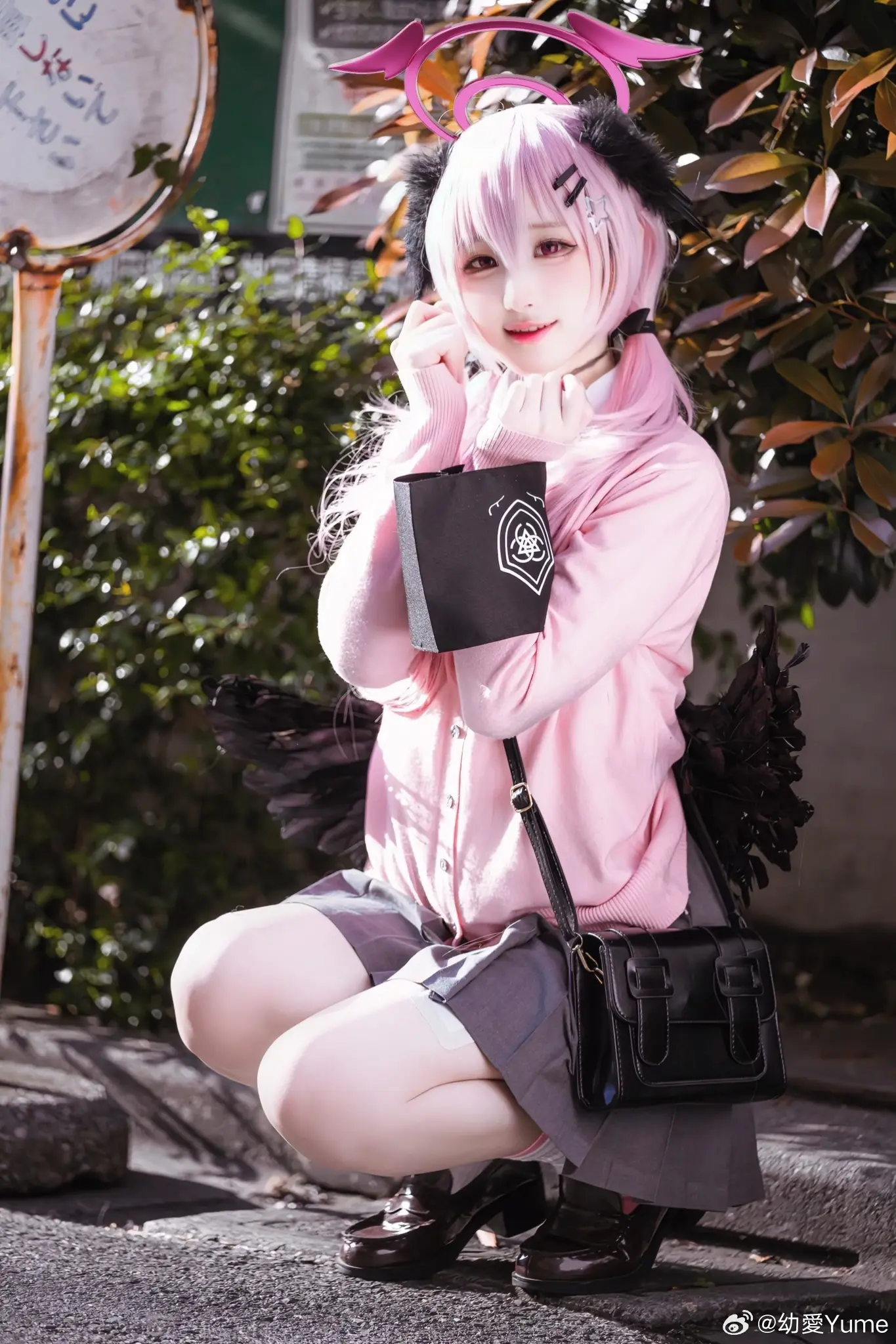 COSPLAY 以学生的身份交往是不可以的！蔚蓝档案 下江小春@幼愛Yume-公众号小姨ai