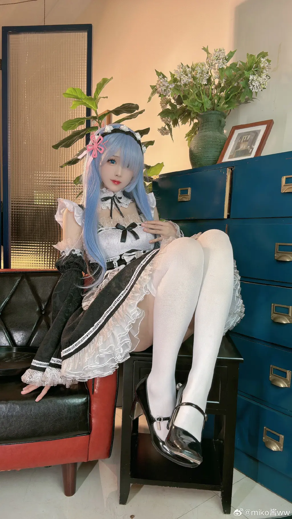 COSPLAY 如果真爱有颜色 re:从零开始的异世界生活 蕾姆cos@miko酱ww COSPLAY-第2张